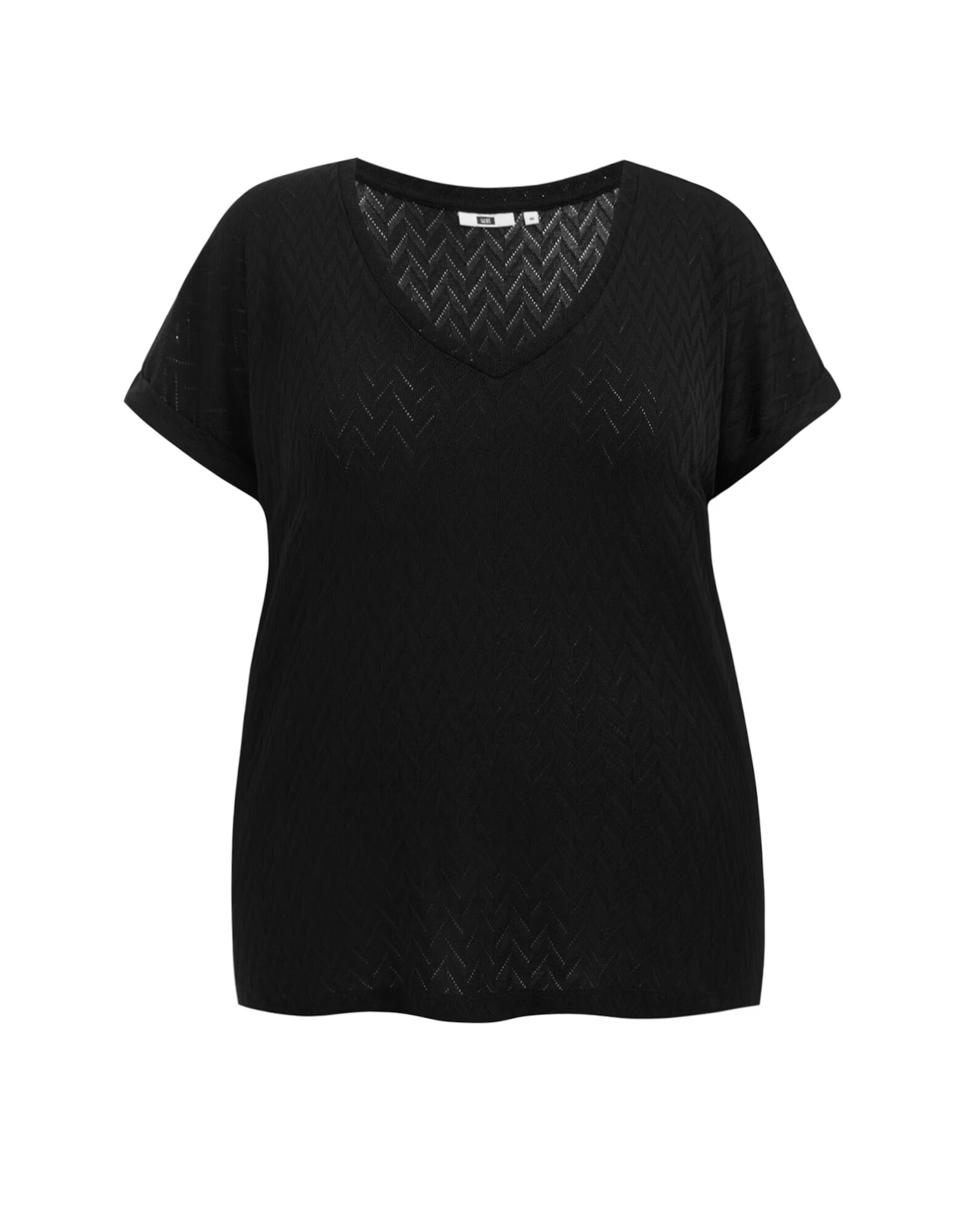 WE Fashion Tricou negru - Pled.ro