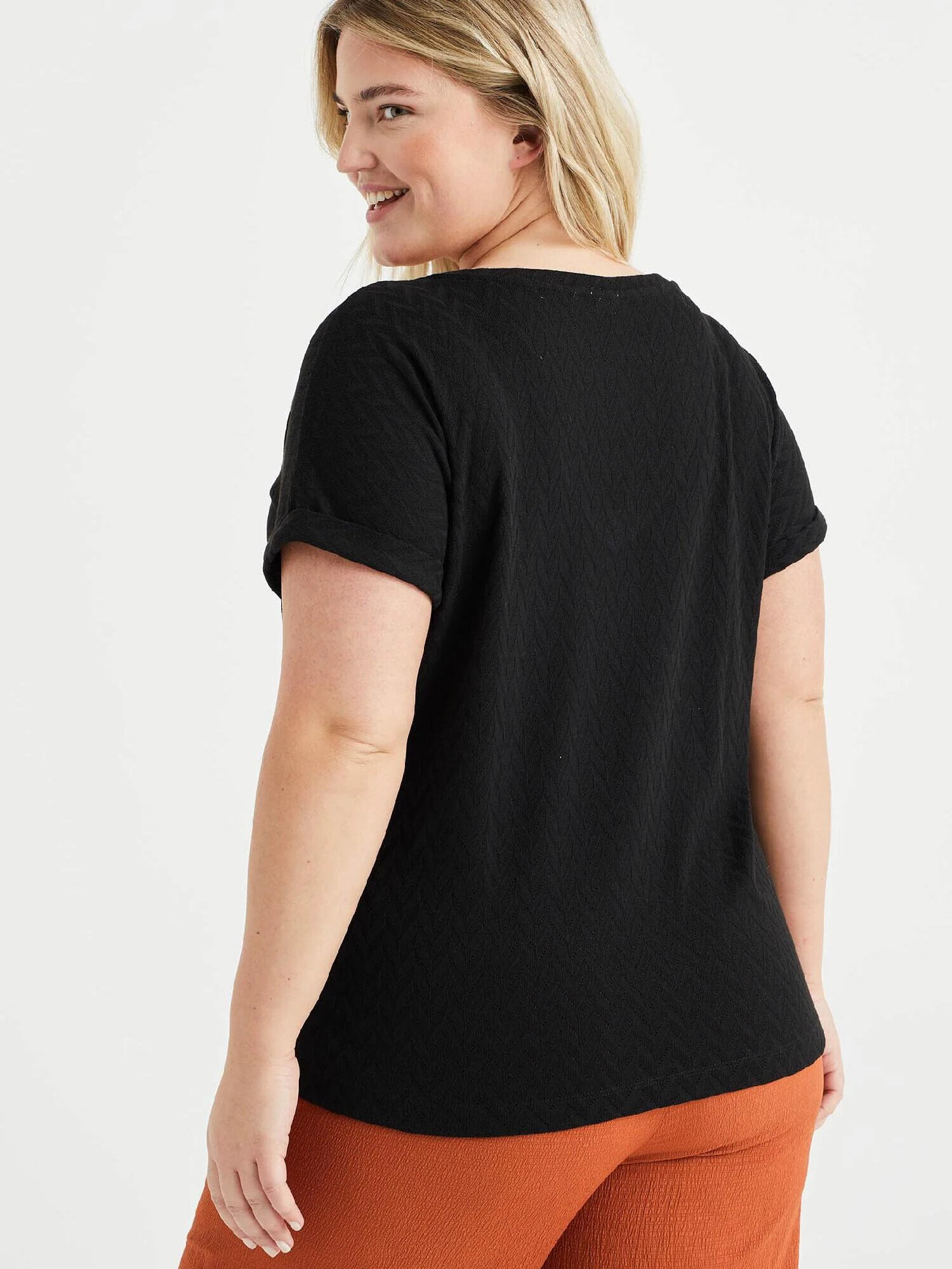 WE Fashion Tricou negru - Pled.ro