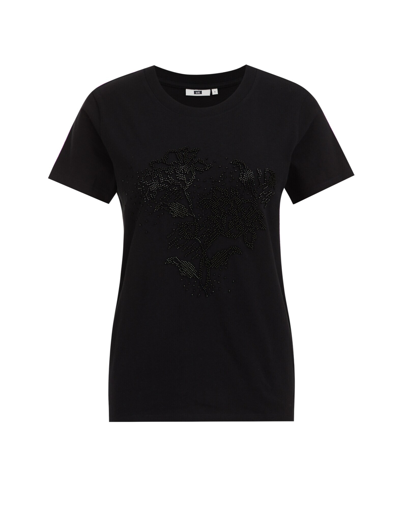 WE Fashion Tricou negru - Pled.ro