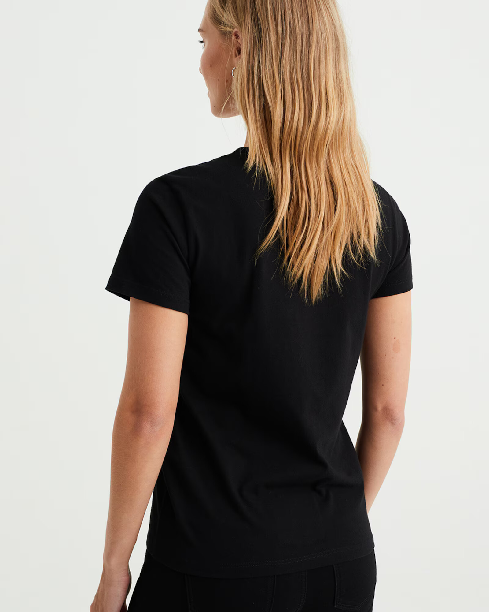 WE Fashion Tricou negru - Pled.ro