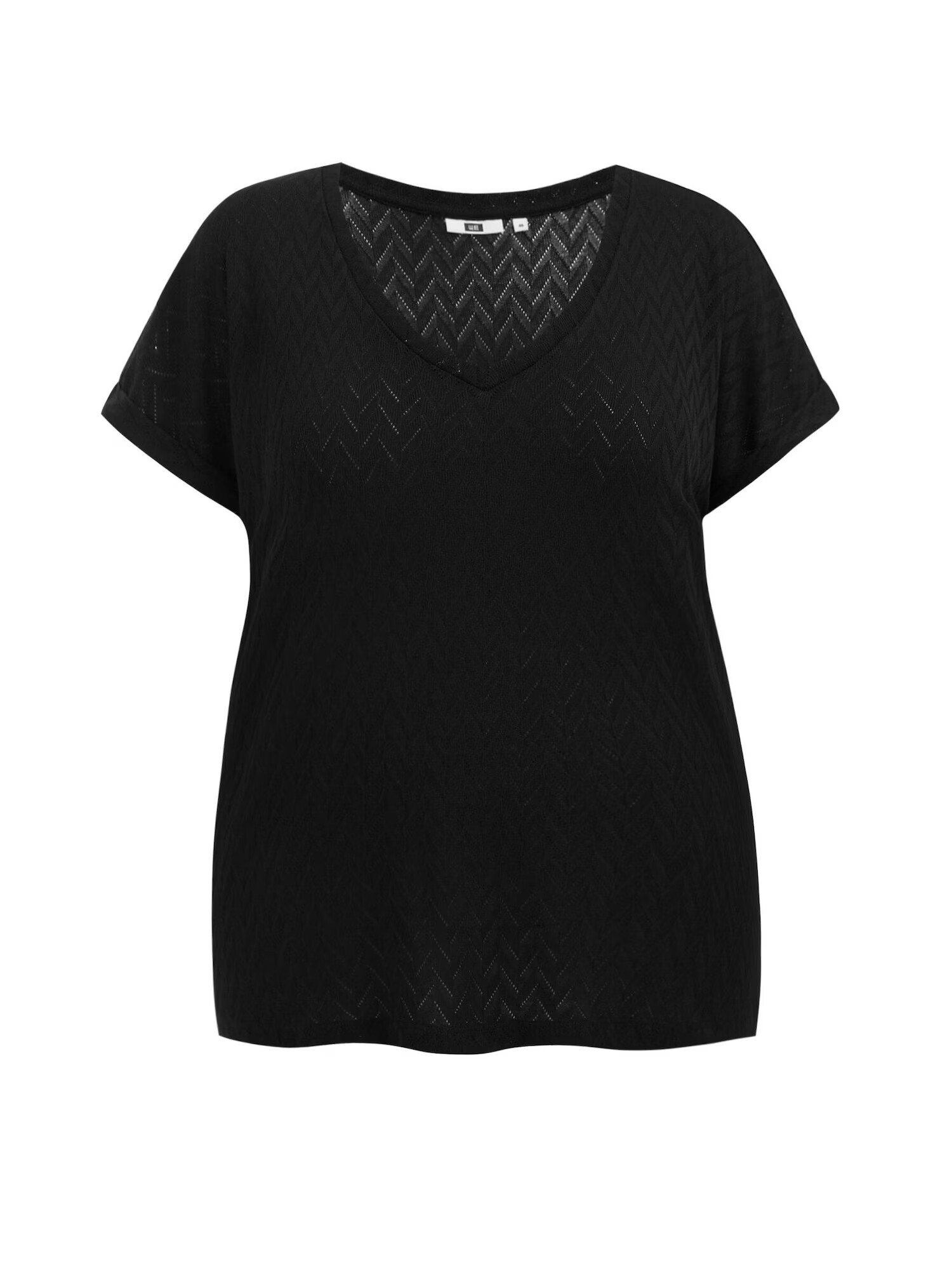 WE Fashion Tricou negru - Pled.ro