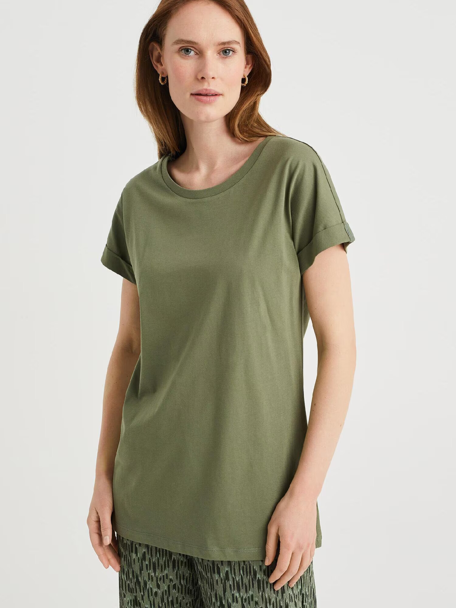 WE Fashion Tricou verde - Pled.ro