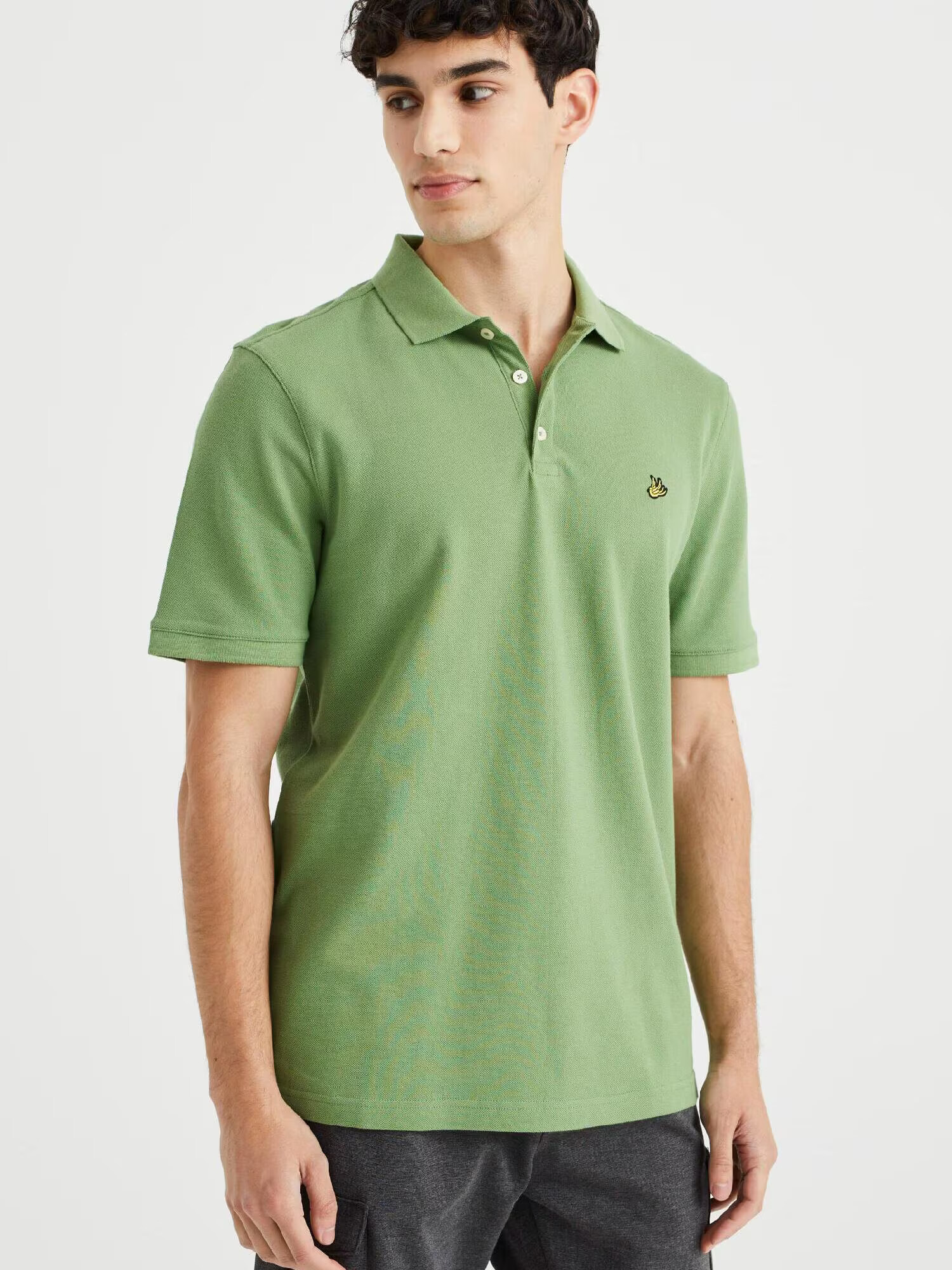 WE Fashion Tricou verde deschis / negru / alb - Pled.ro