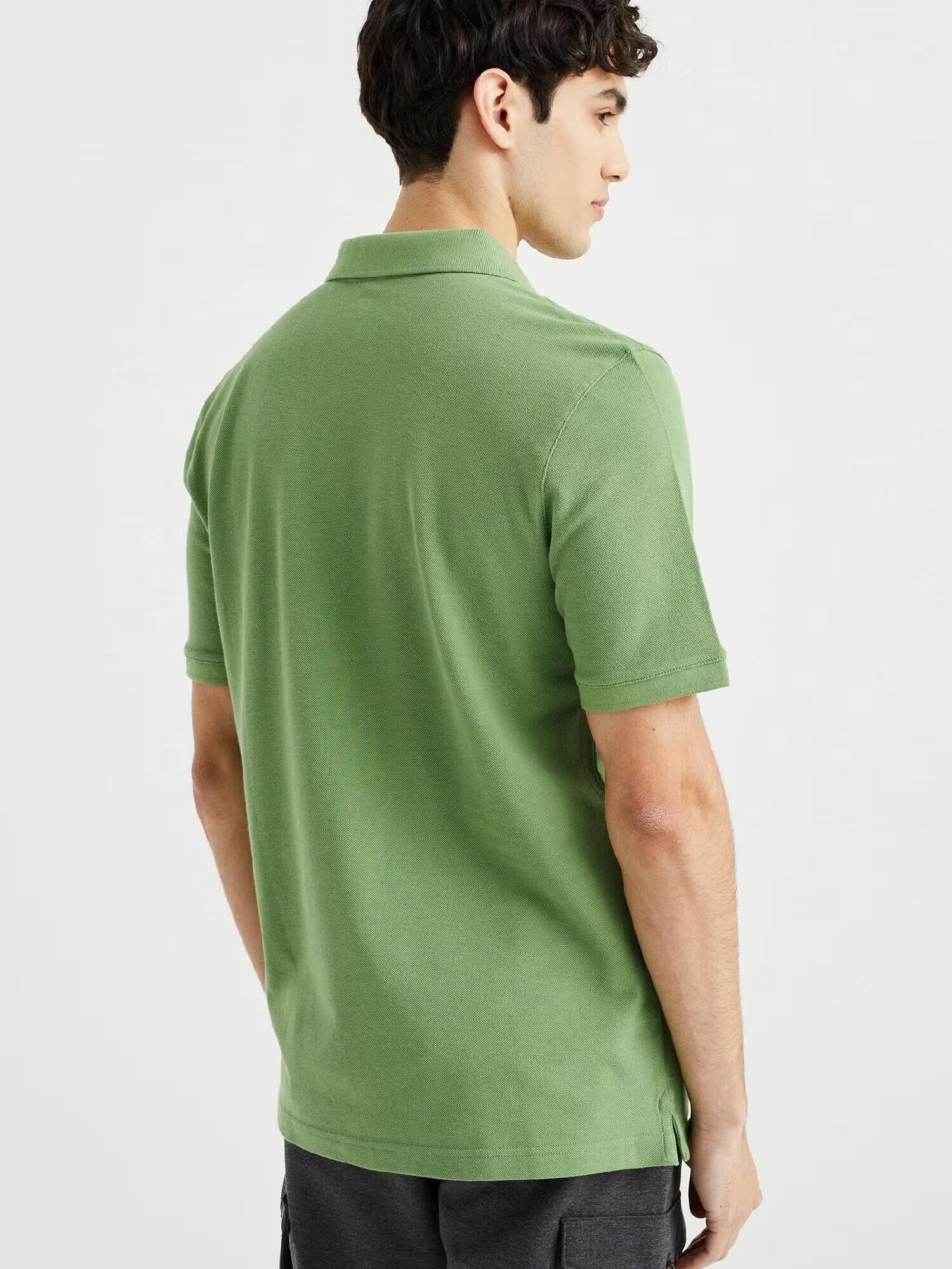 WE Fashion Tricou verde deschis / negru / alb - Pled.ro