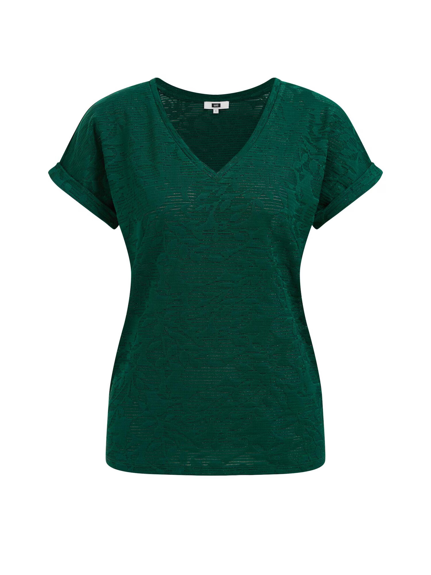 WE Fashion Tricou verde închis - Pled.ro