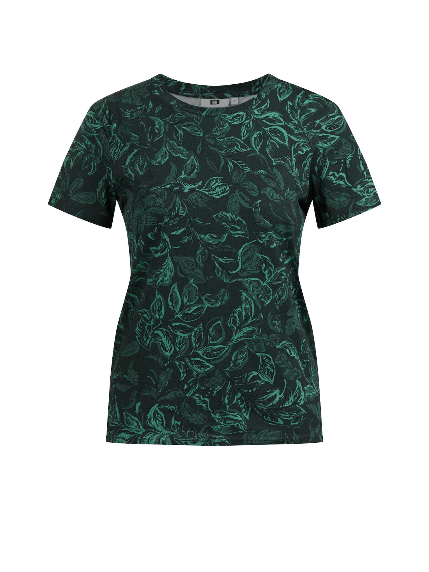 WE Fashion Tricou verde smarald / verde închis - Pled.ro