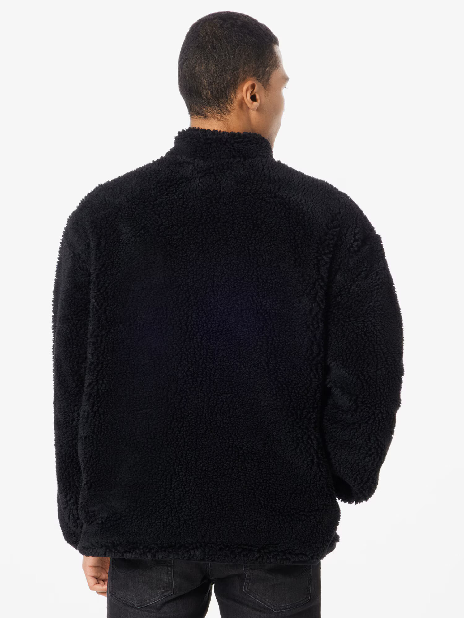 WEEKDAY Jachetă fleece 'Kai Pile' negru - Pled.ro