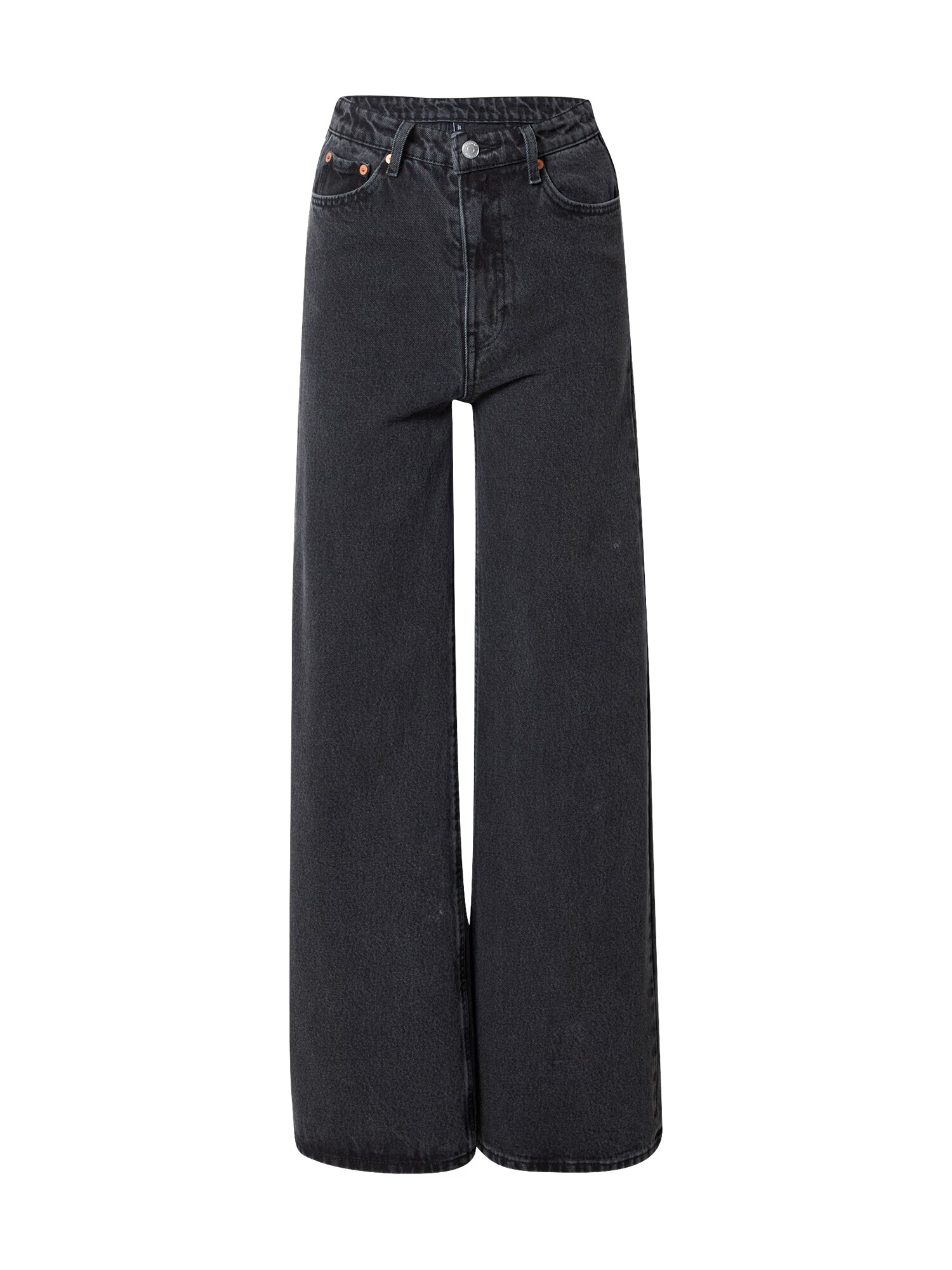 WEEKDAY Jeans 'Ace High Wide' negru denim - Pled.ro