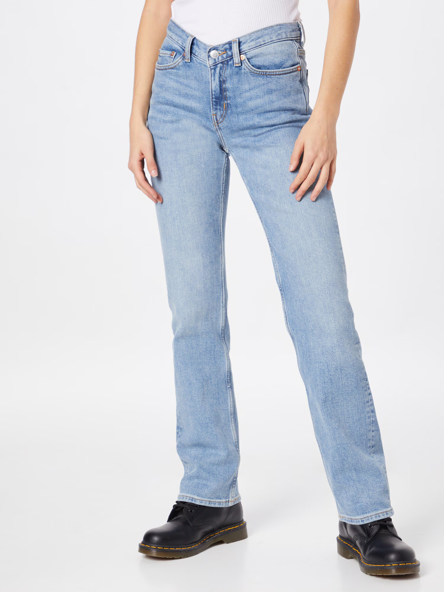 WEEKDAY Jeans albastru denim - Pled.ro