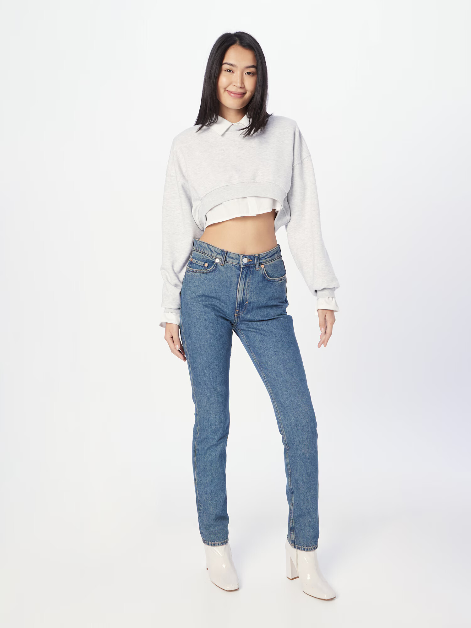 WEEKDAY Jeans albastru denim - Pled.ro