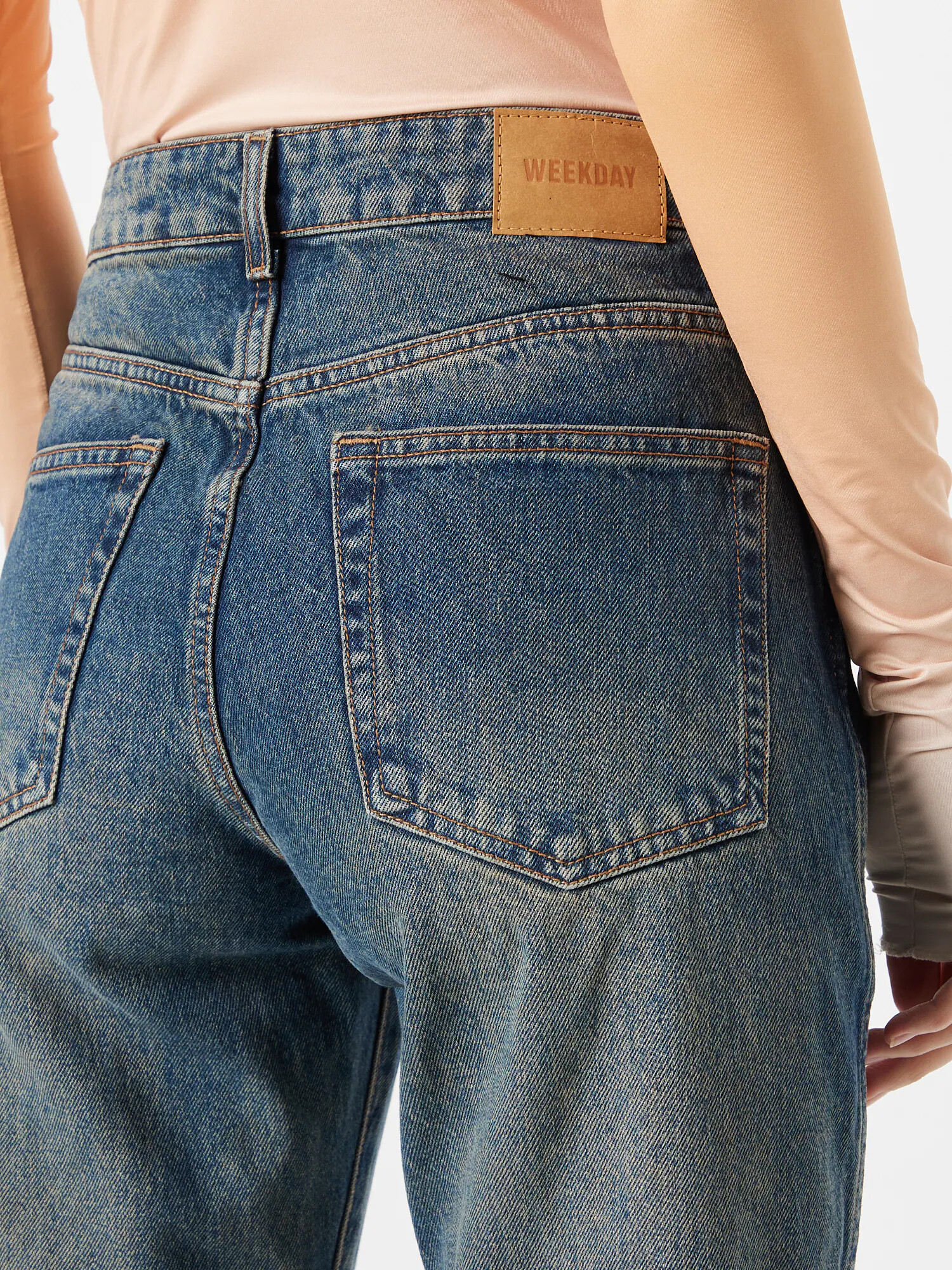 WEEKDAY Jeans albastru denim - Pled.ro