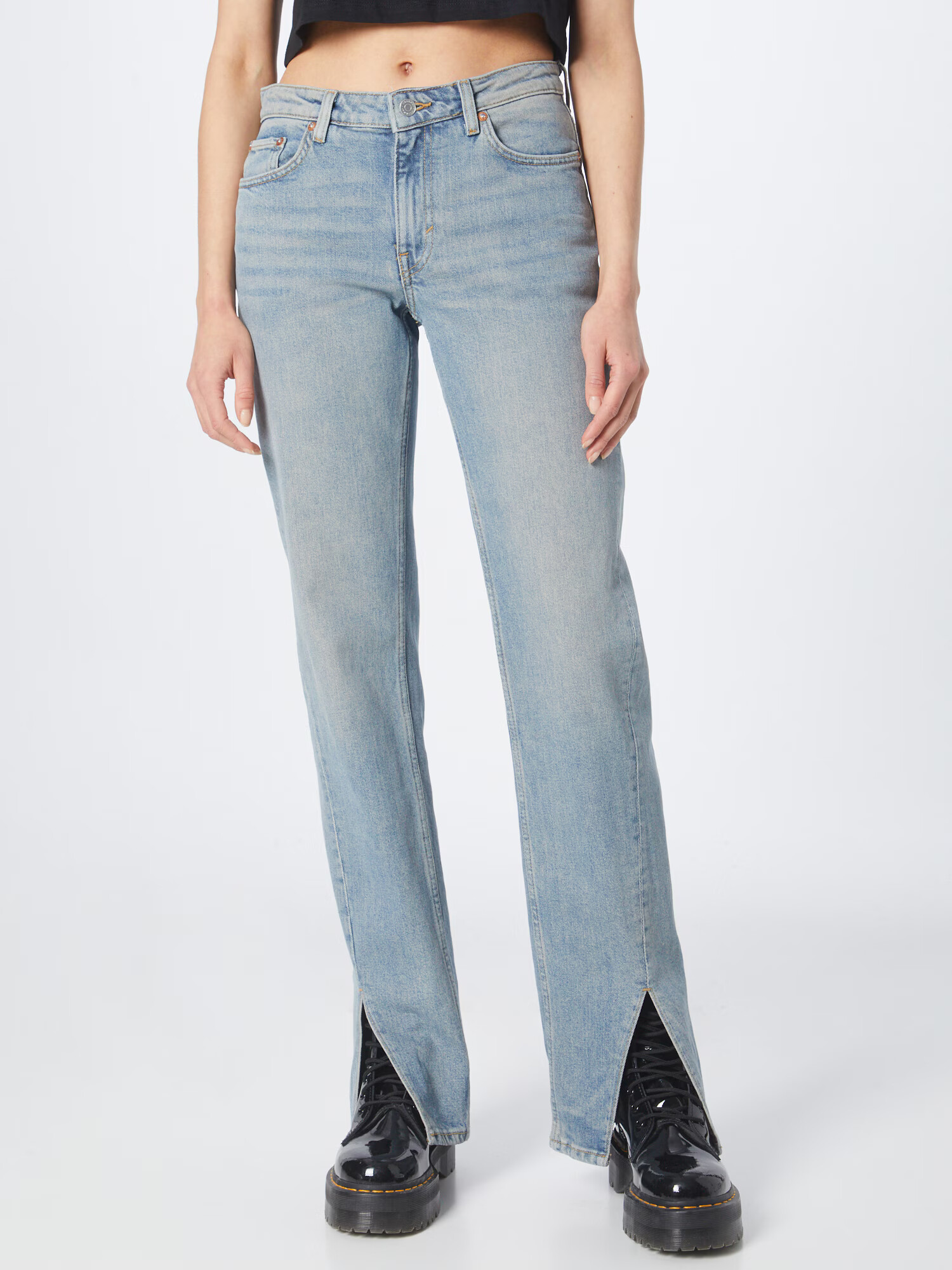 WEEKDAY Jeans albastru denim - Pled.ro