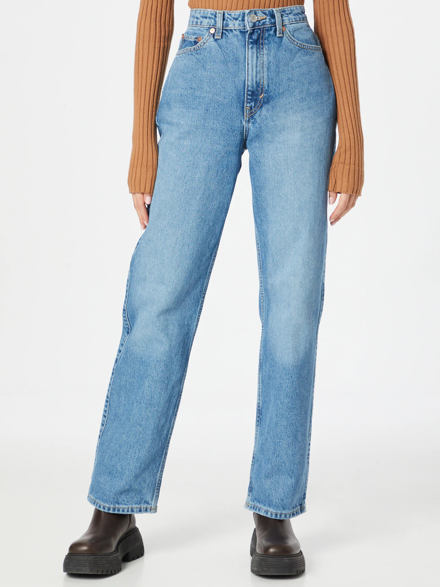 WEEKDAY Jeans albastru denim - Pled.ro