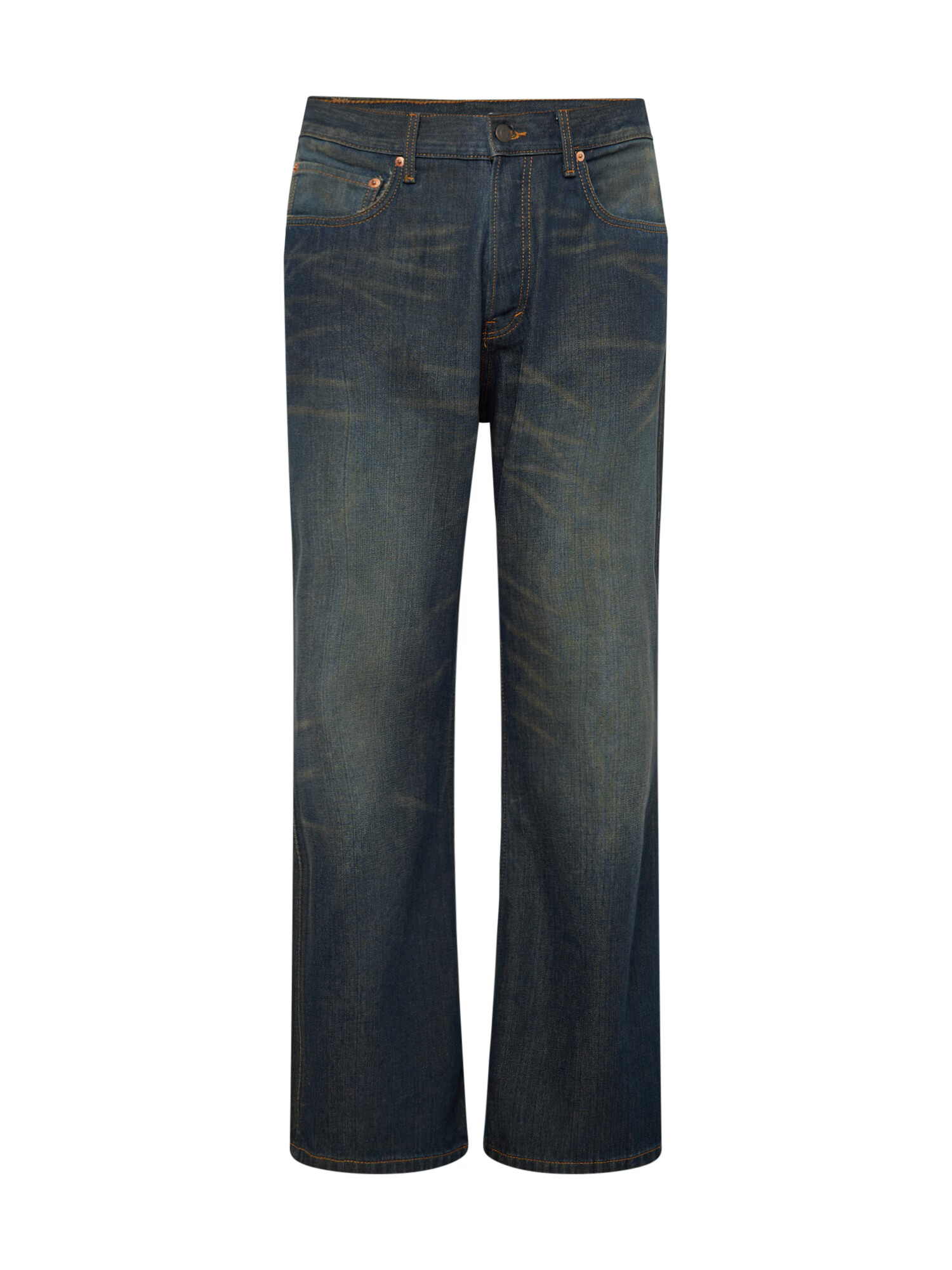 WEEKDAY Jeans albastru / portocaliu - Pled.ro