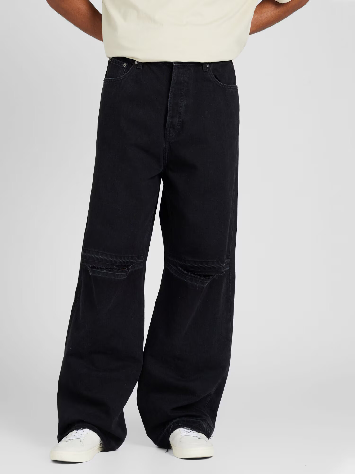 WEEKDAY Jeans 'Astro' negru denim - Pled.ro