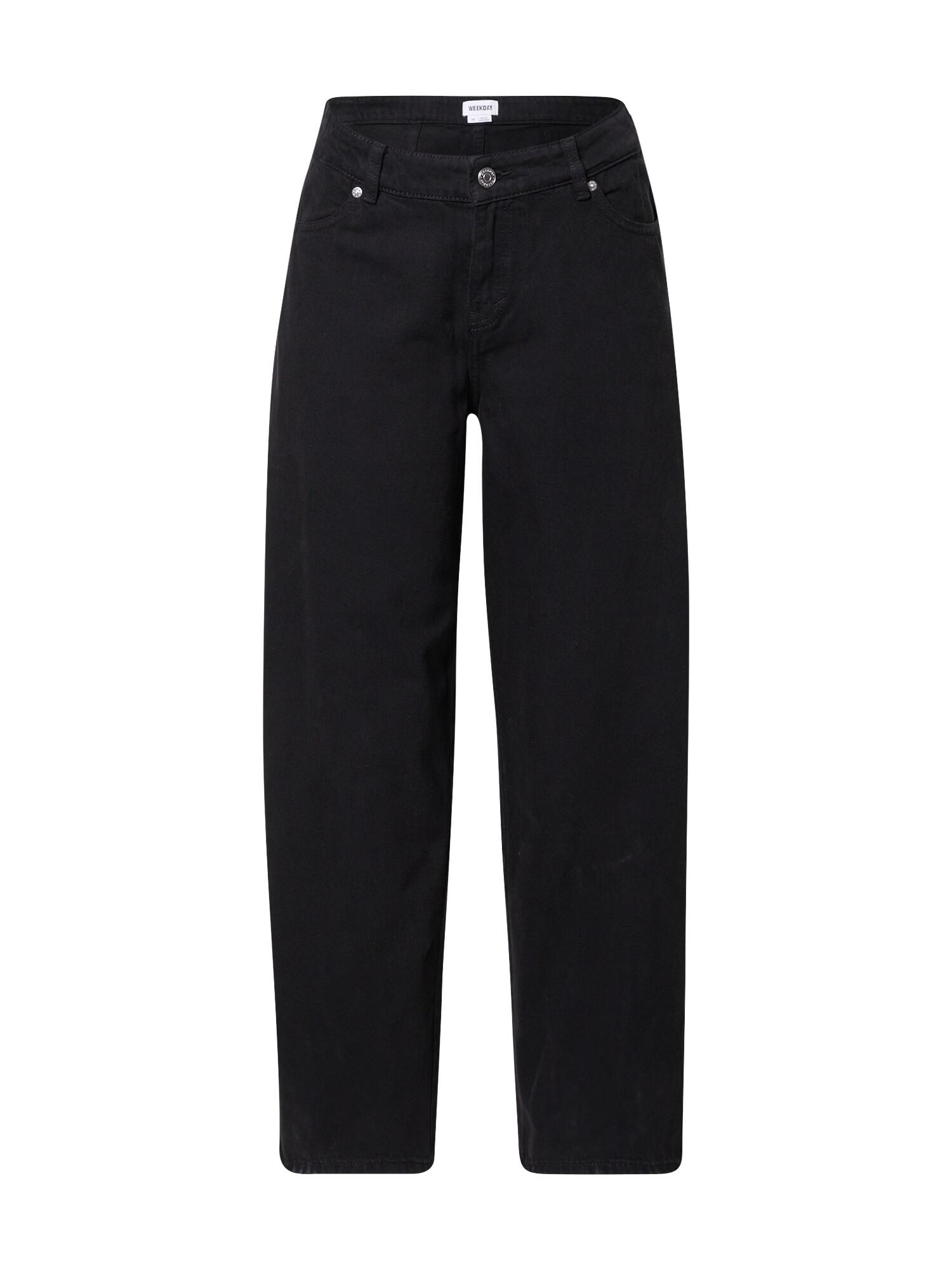 WEEKDAY Jeans 'Baggy' negru denim - Pled.ro