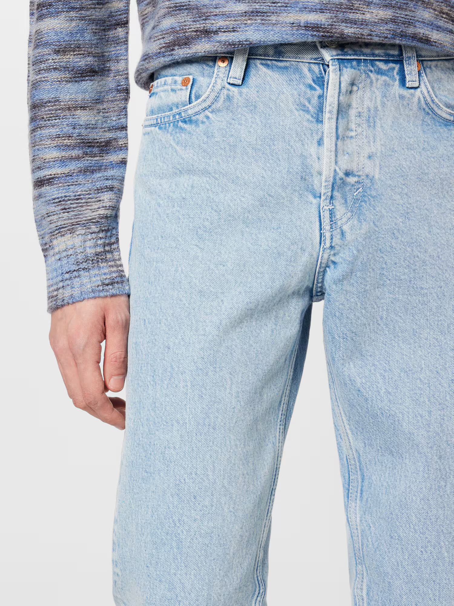 WEEKDAY Jeans 'Barrel' albastru - Pled.ro