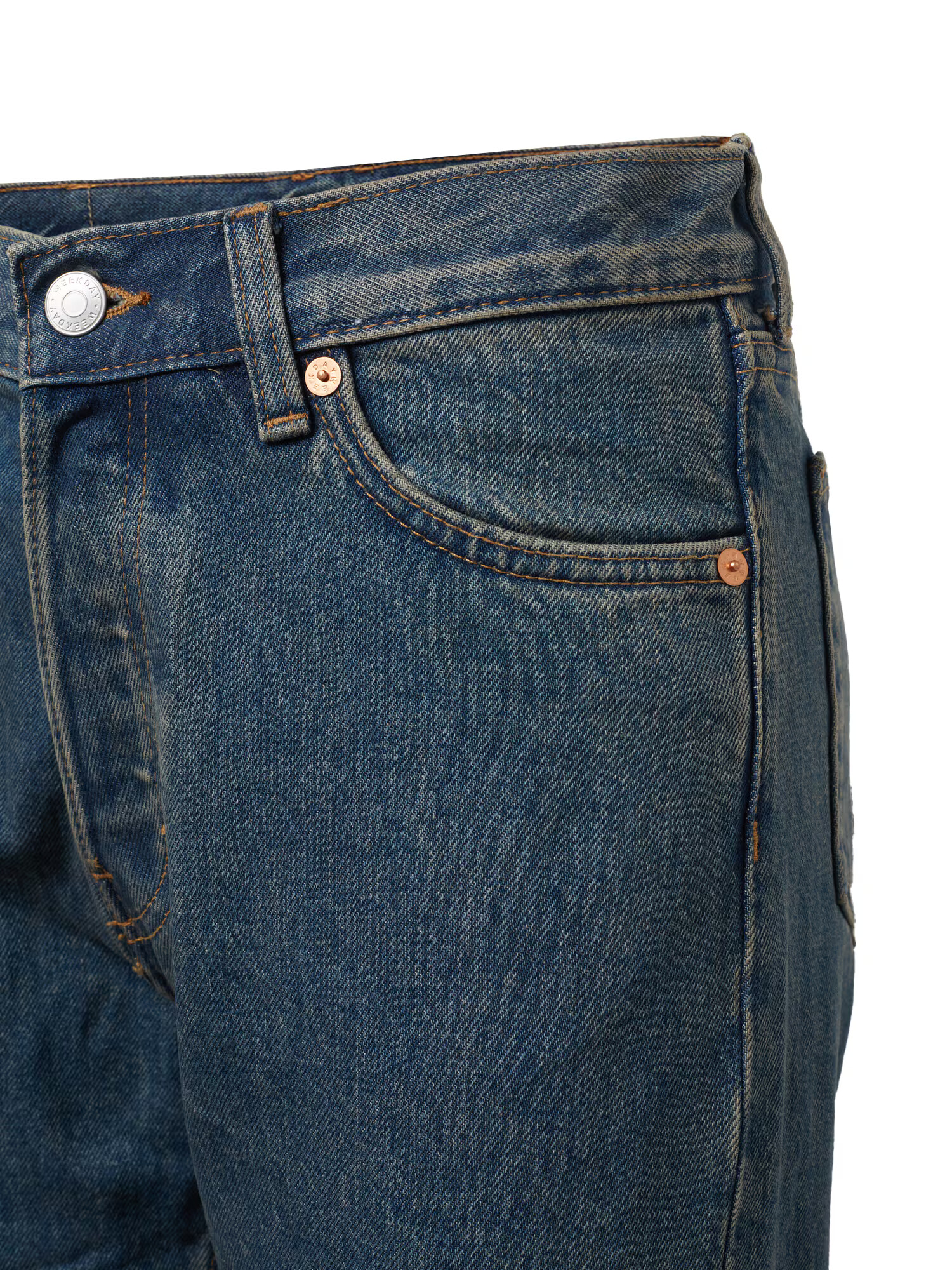 WEEKDAY Jeans 'Barrel Pen' albastru denim - Pled.ro