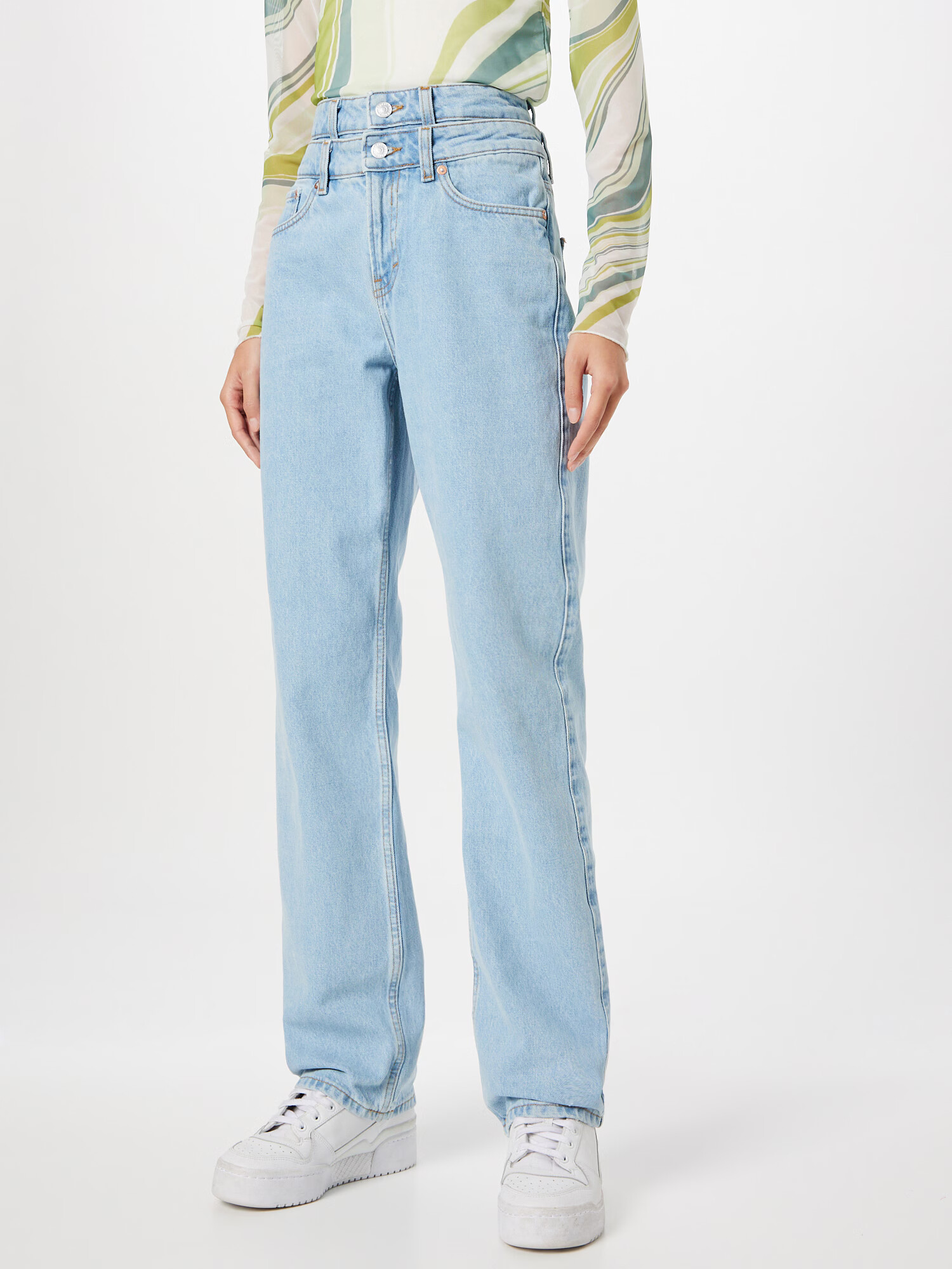 WEEKDAY Jeans 'Dio' albastru deschis - Pled.ro