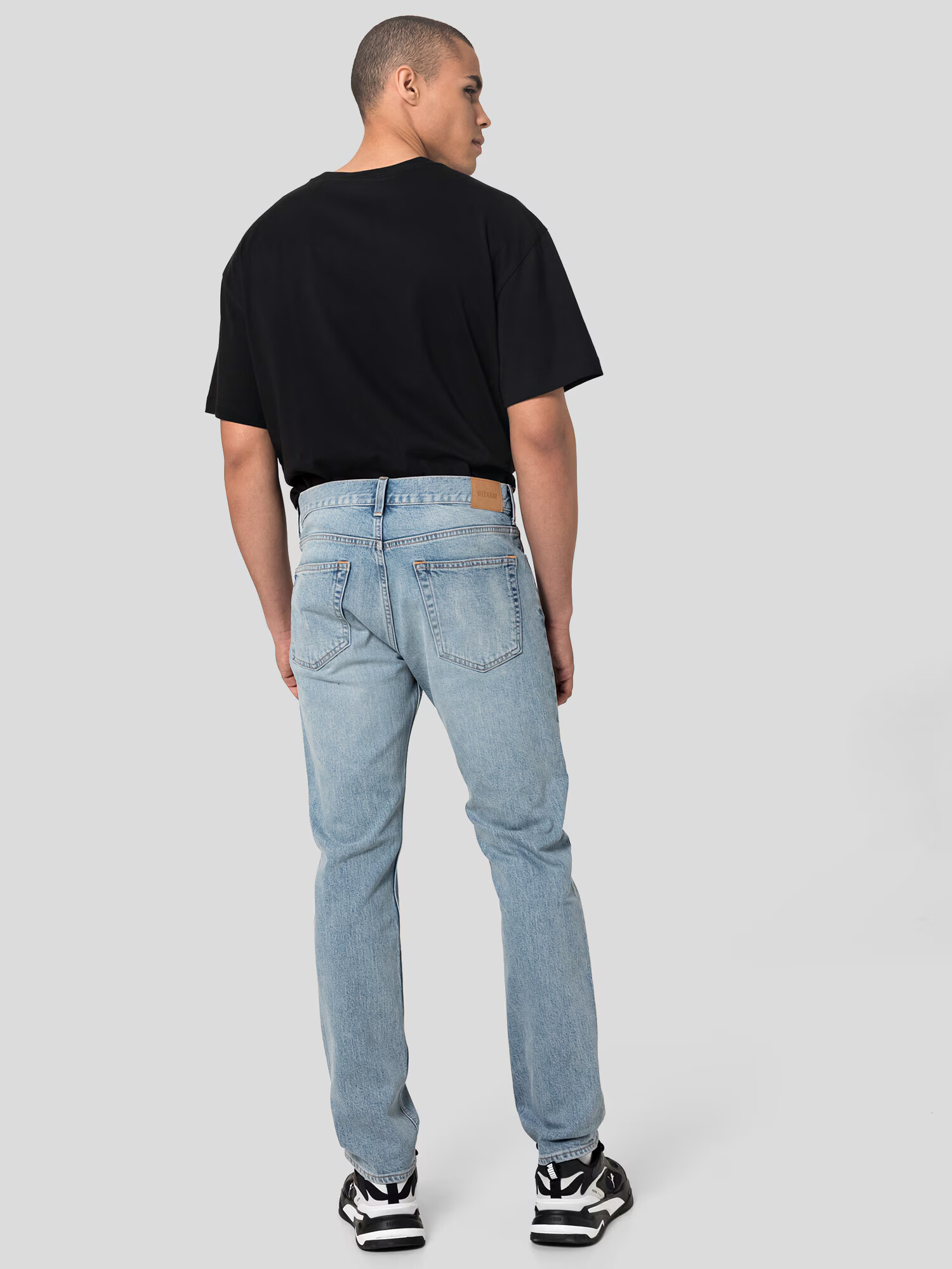 WEEKDAY Jeans 'Easy Poppy' albastru deschis - Pled.ro