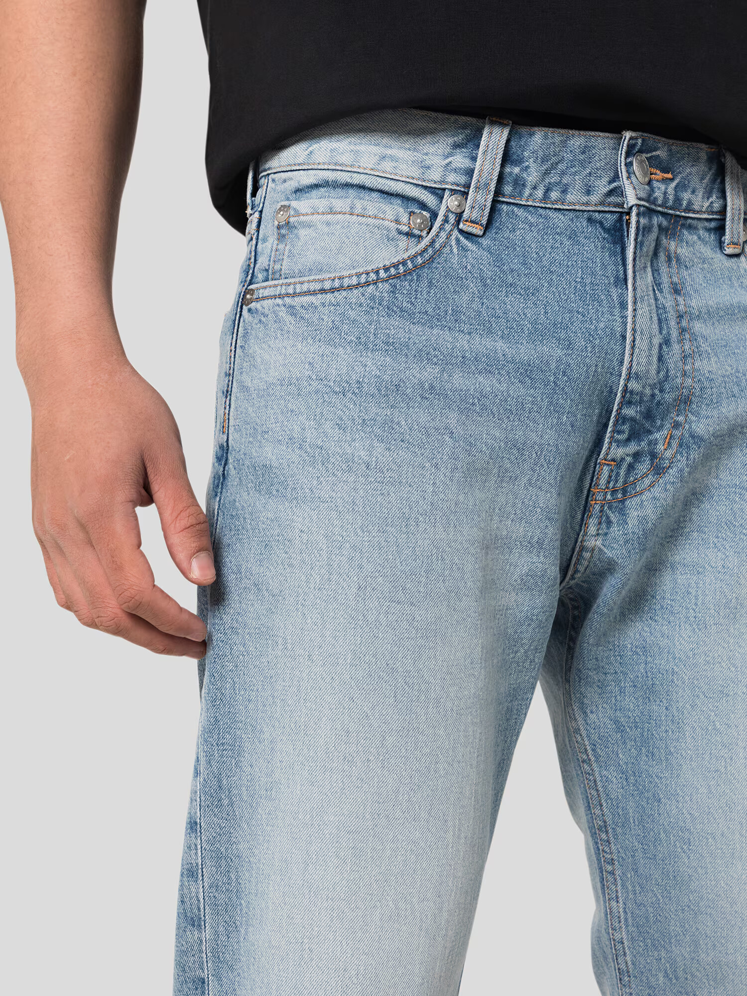 WEEKDAY Jeans 'Easy Poppy' albastru deschis - Pled.ro