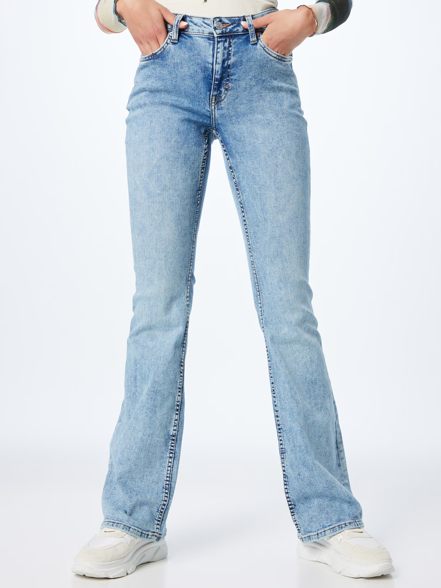 WEEKDAY Jeans 'Flame' albastru denim - Pled.ro