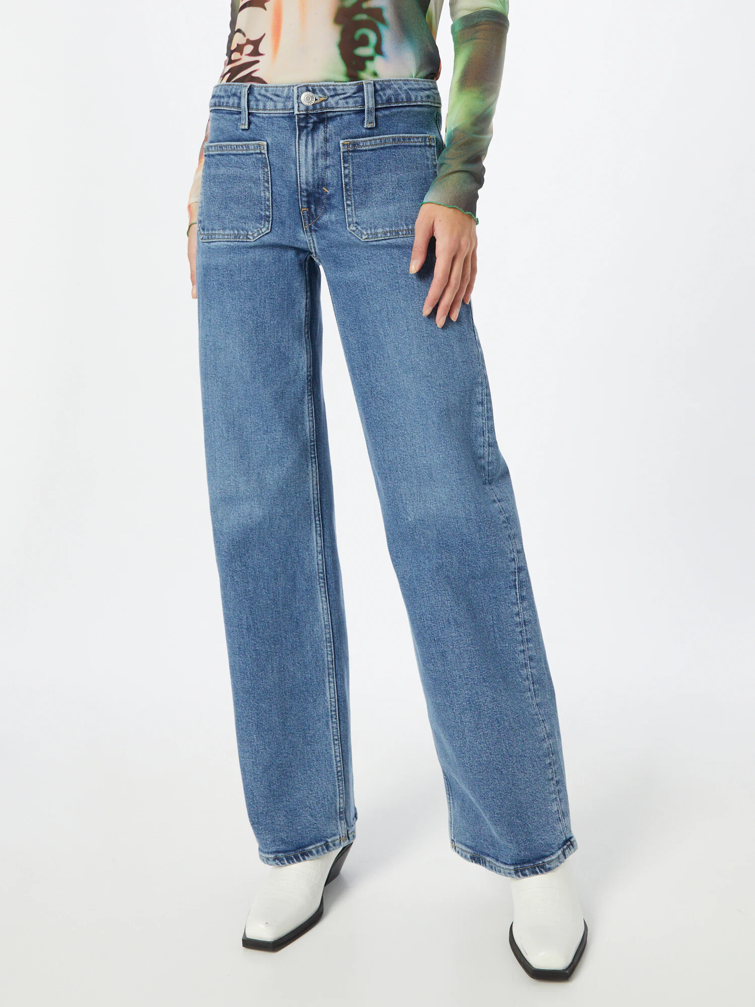 WEEKDAY Jeans 'Kimberly' albastru denim - Pled.ro