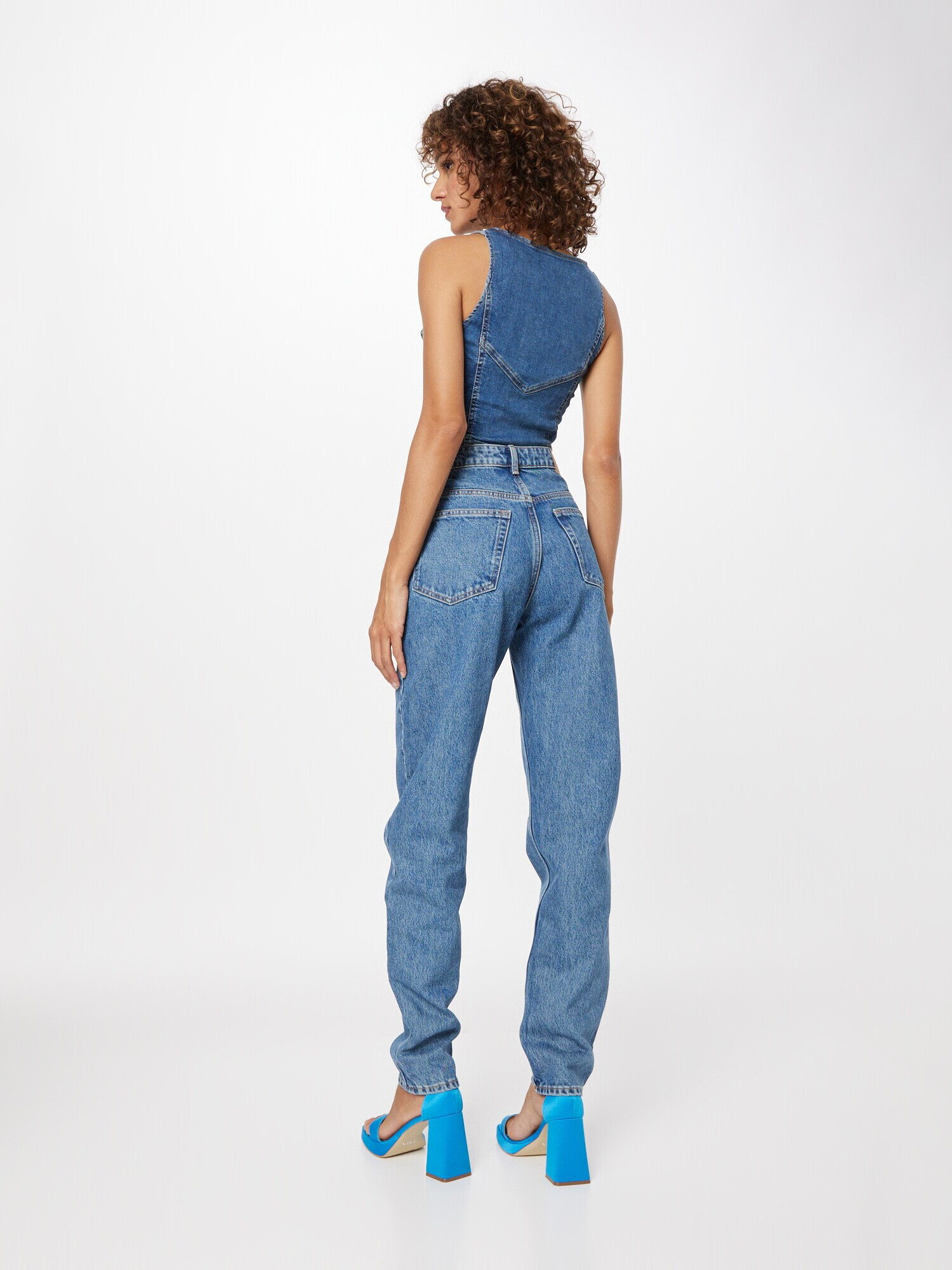 WEEKDAY Jeans 'Lash' albastru fumuriu - Pled.ro