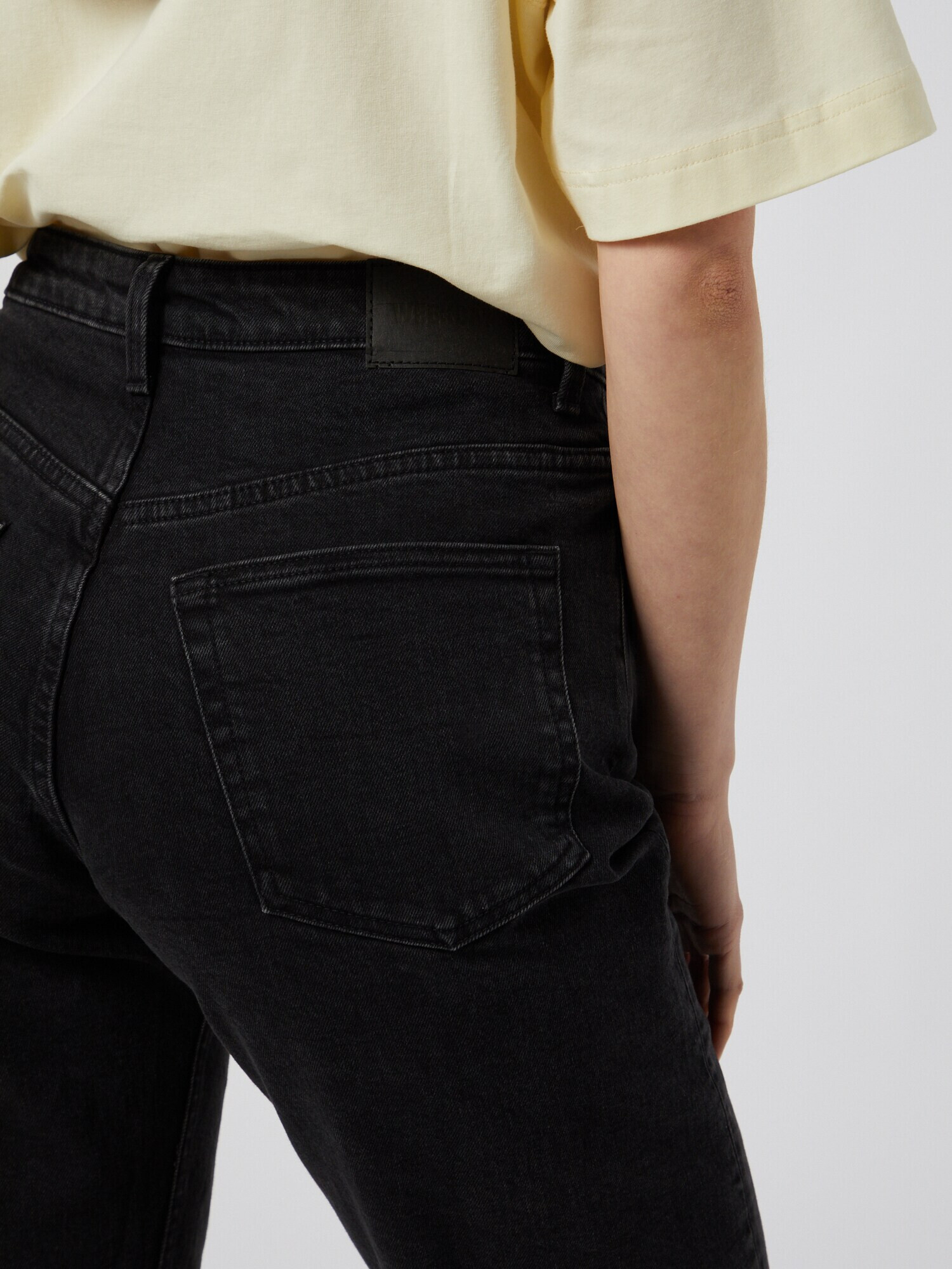 WEEKDAY Jeans 'Lash Extra High' negru denim - Pled.ro