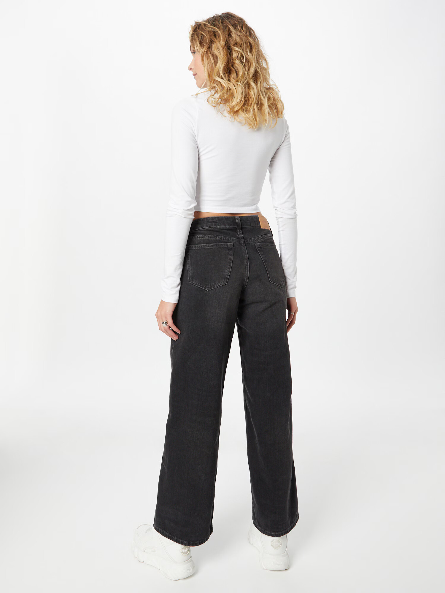 WEEKDAY Jeans negru - Pled.ro