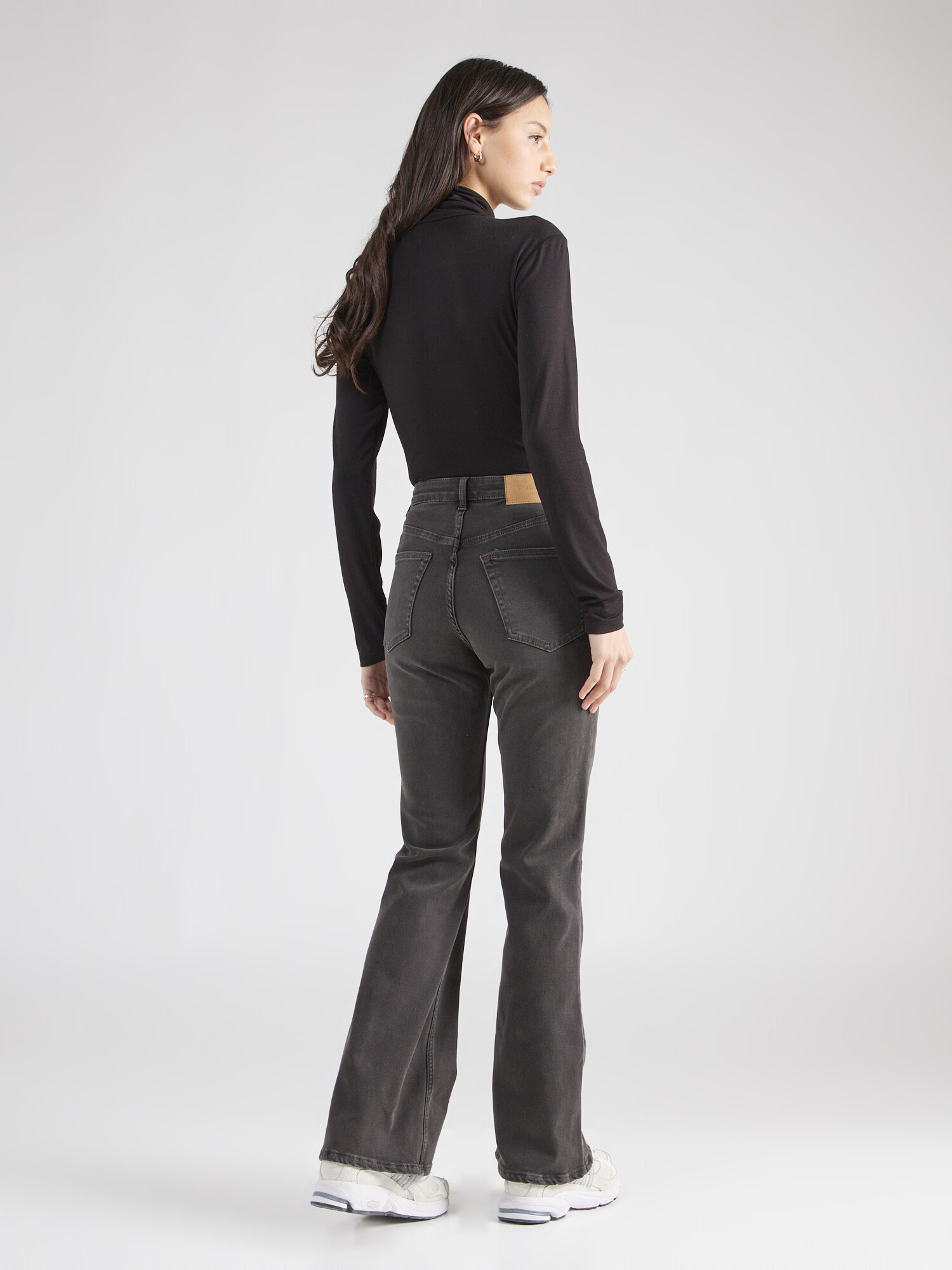 WEEKDAY Jeans negru denim - Pled.ro