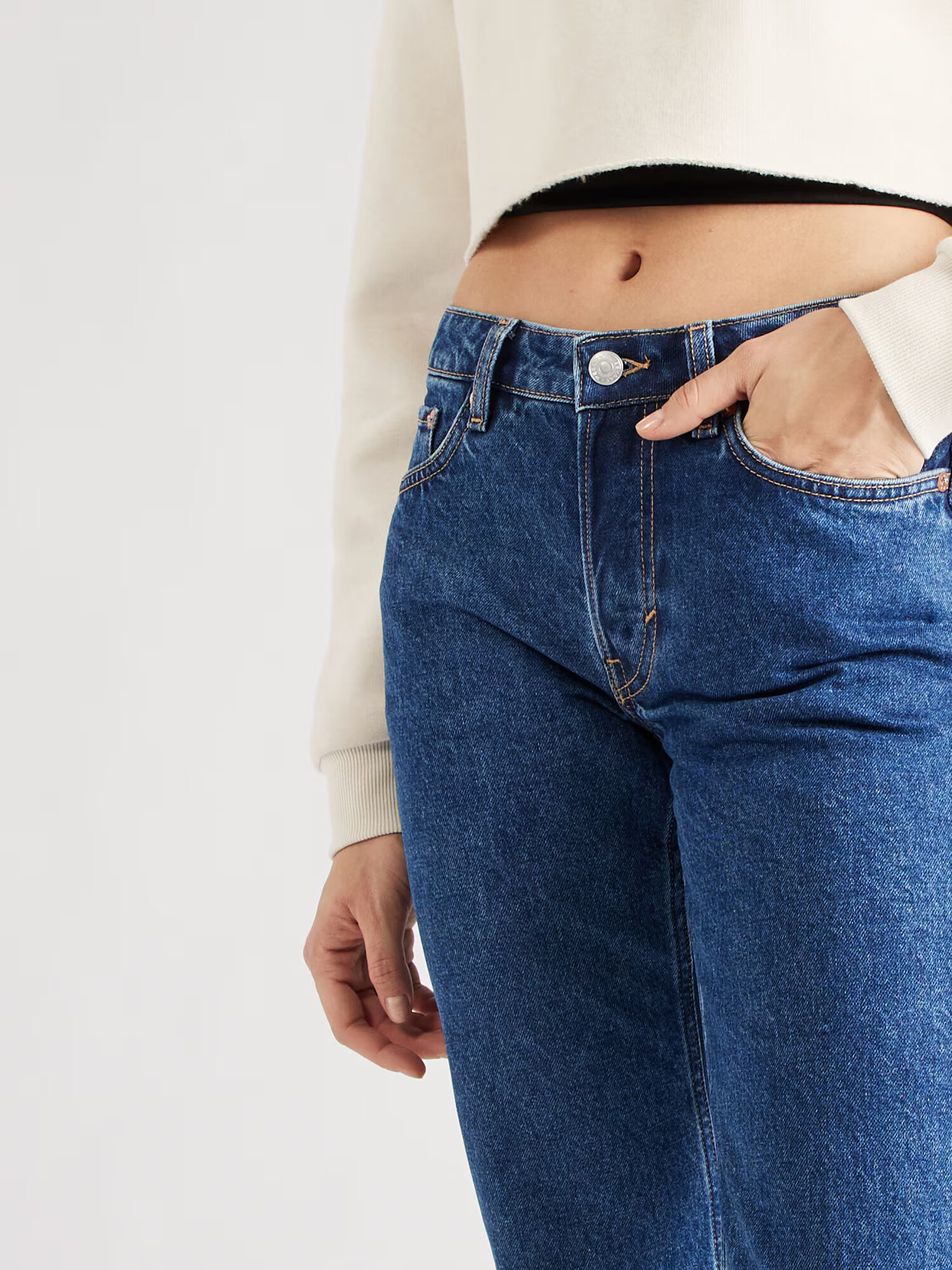 WEEKDAY Jeans 'Pin' albastru - Pled.ro