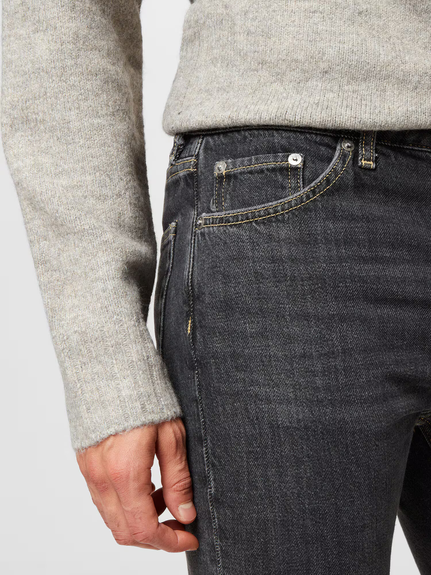 WEEKDAY Jeans 'Pine Sea' negru denim - Pled.ro