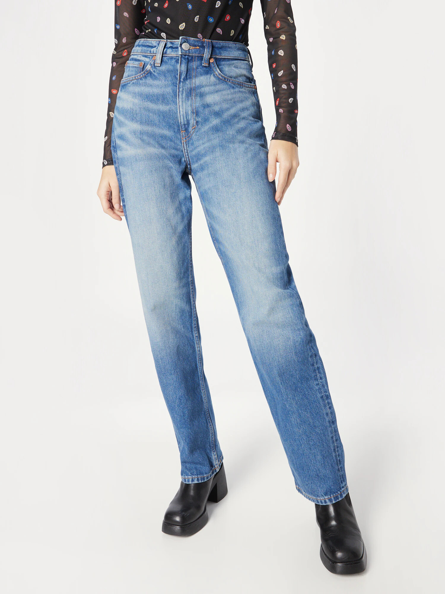 WEEKDAY Jeans 'Rowe' albastru denim - Pled.ro