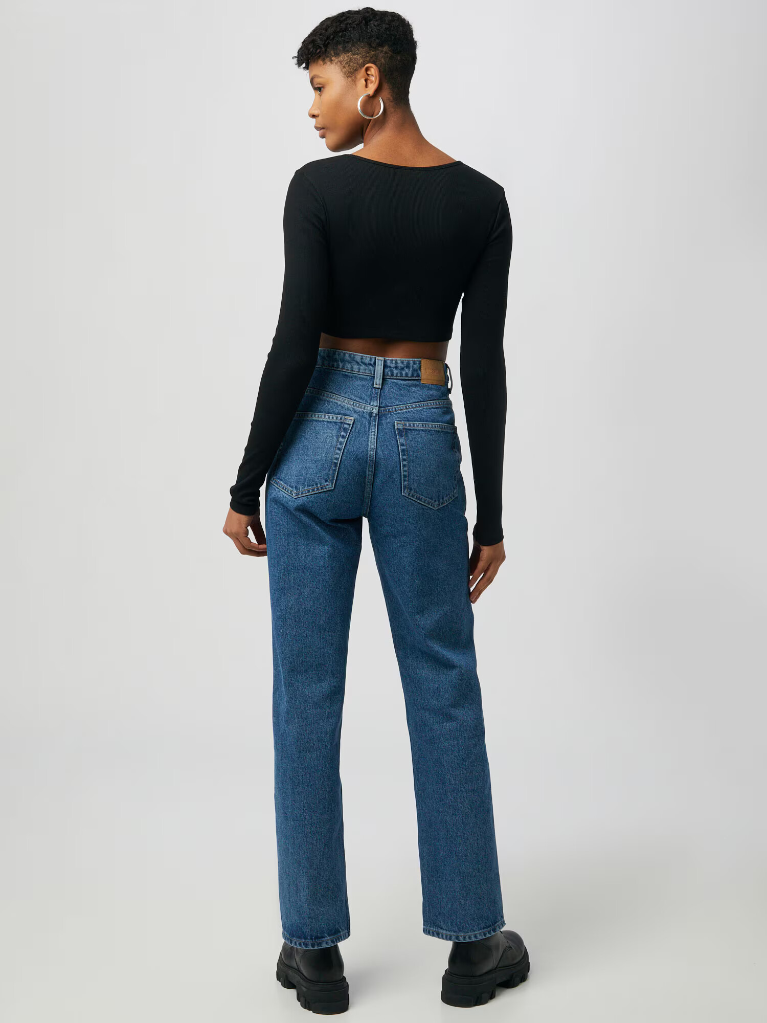 WEEKDAY Jeans 'Rowe Extra High Straight' albastru - Pled.ro