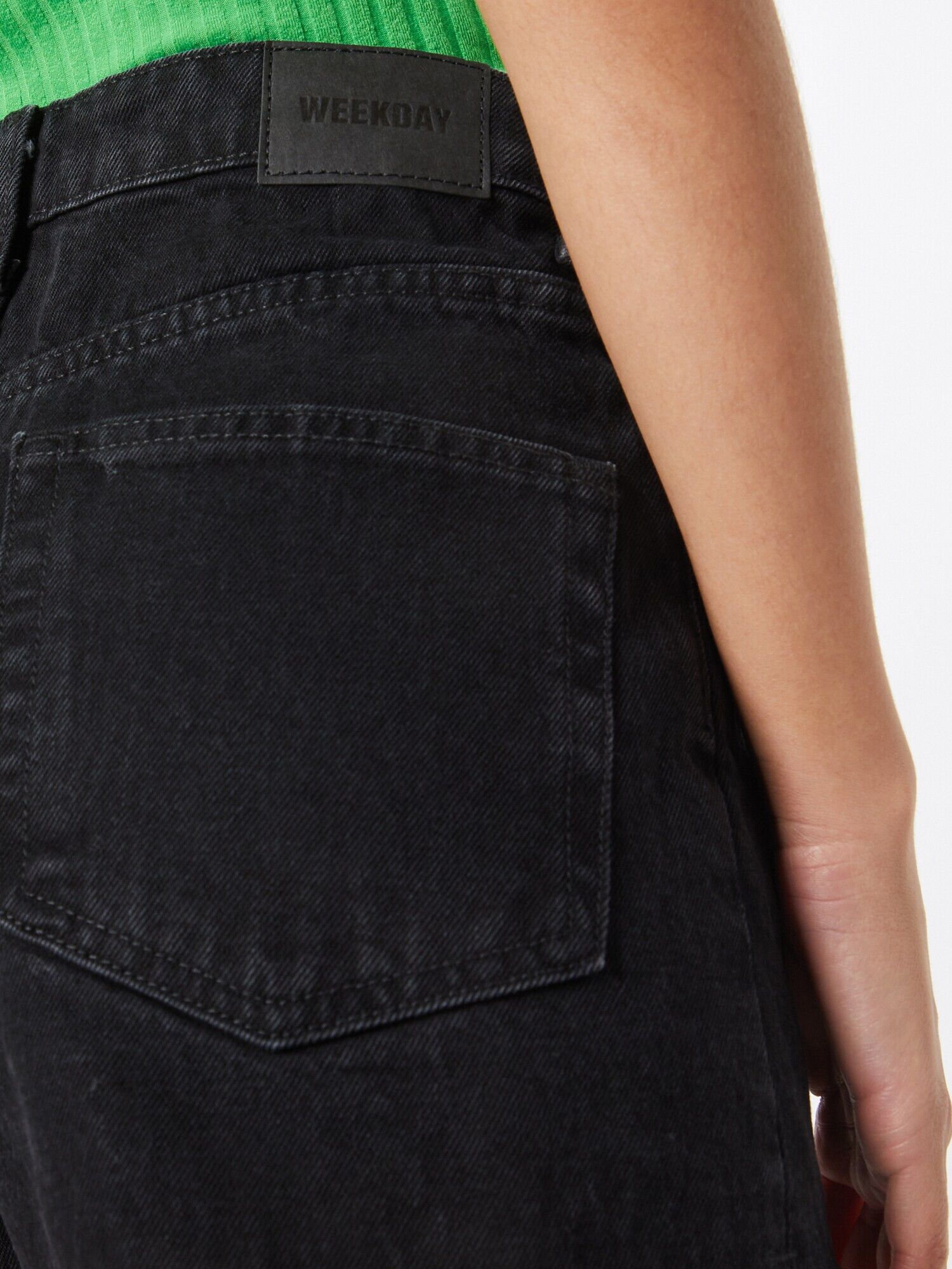 WEEKDAY Jeans 'Rowe' negru denim - Pled.ro