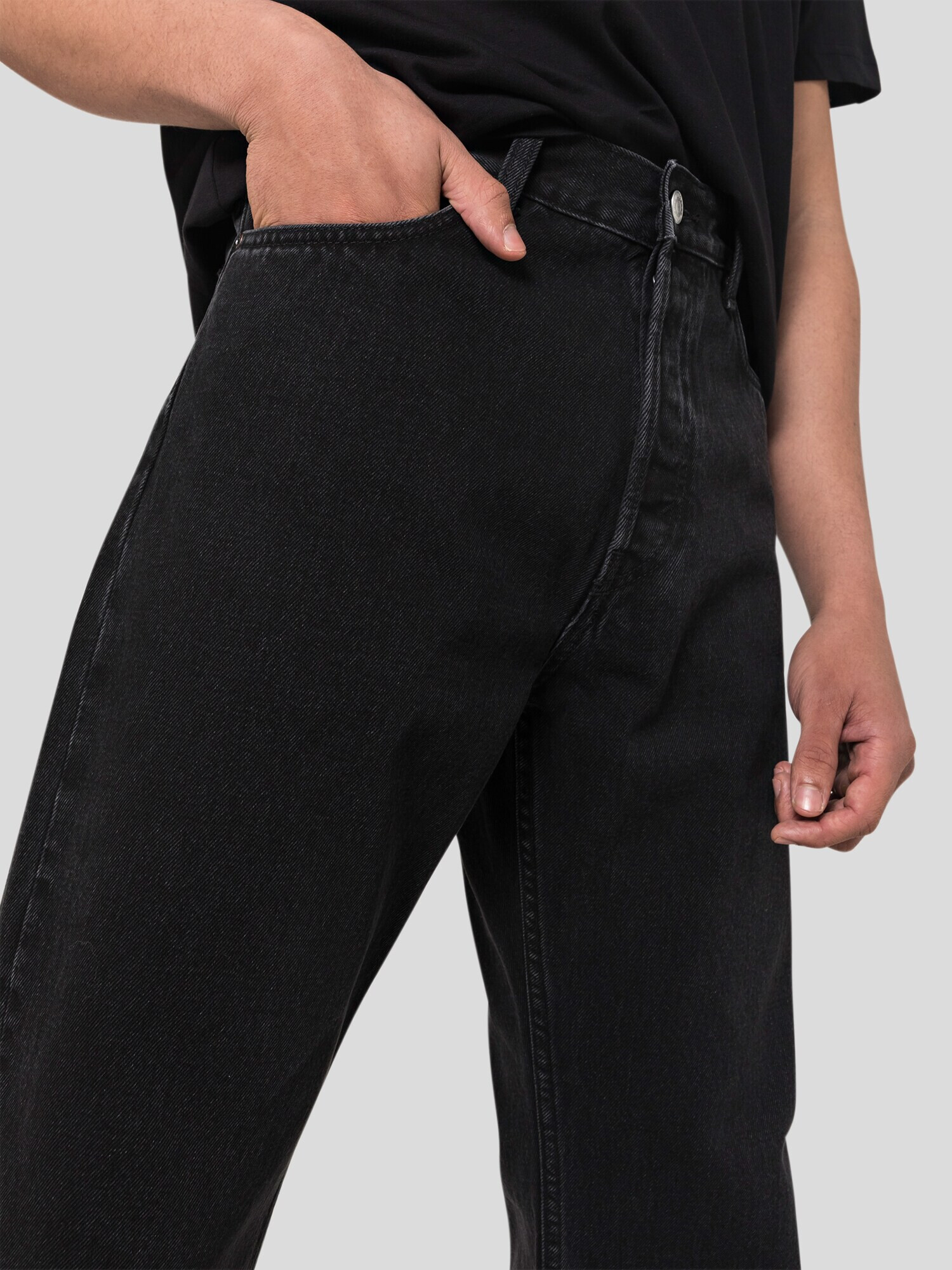 WEEKDAY Jeans 'Space Seven' negru denim - Pled.ro