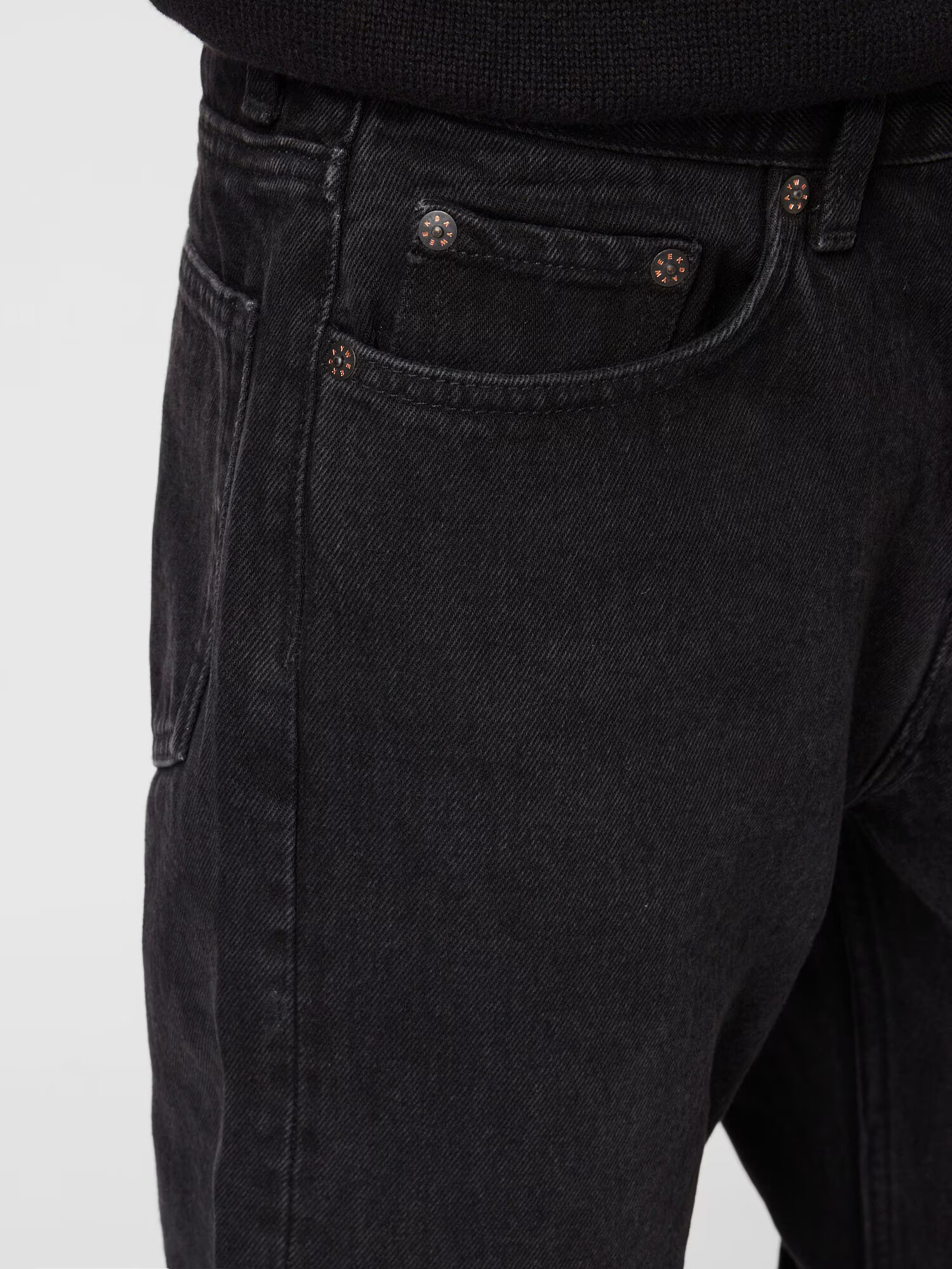 WEEKDAY Jeans 'Space Seven' negru denim - Pled.ro