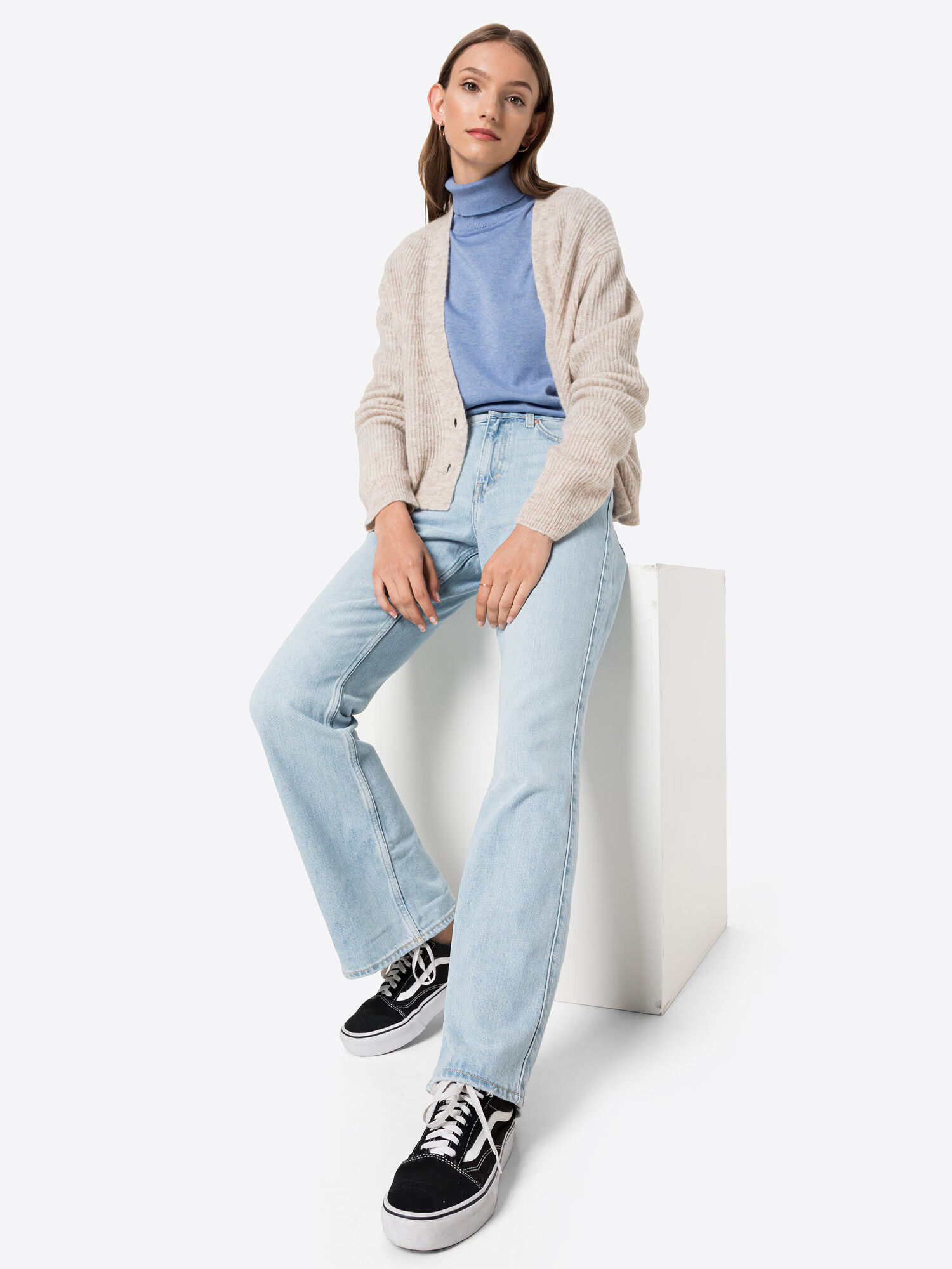 WEEKDAY Jeans 'Sway' albastru deschis - Pled.ro