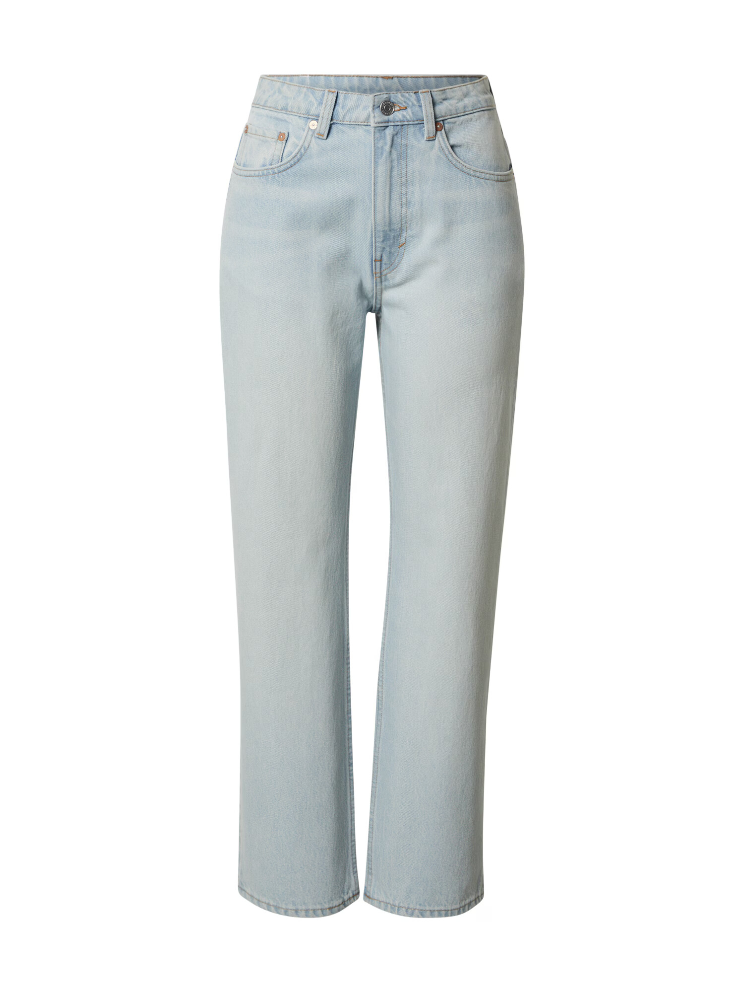 WEEKDAY Jeans 'Voyage High Straight' albastru deschis - Pled.ro