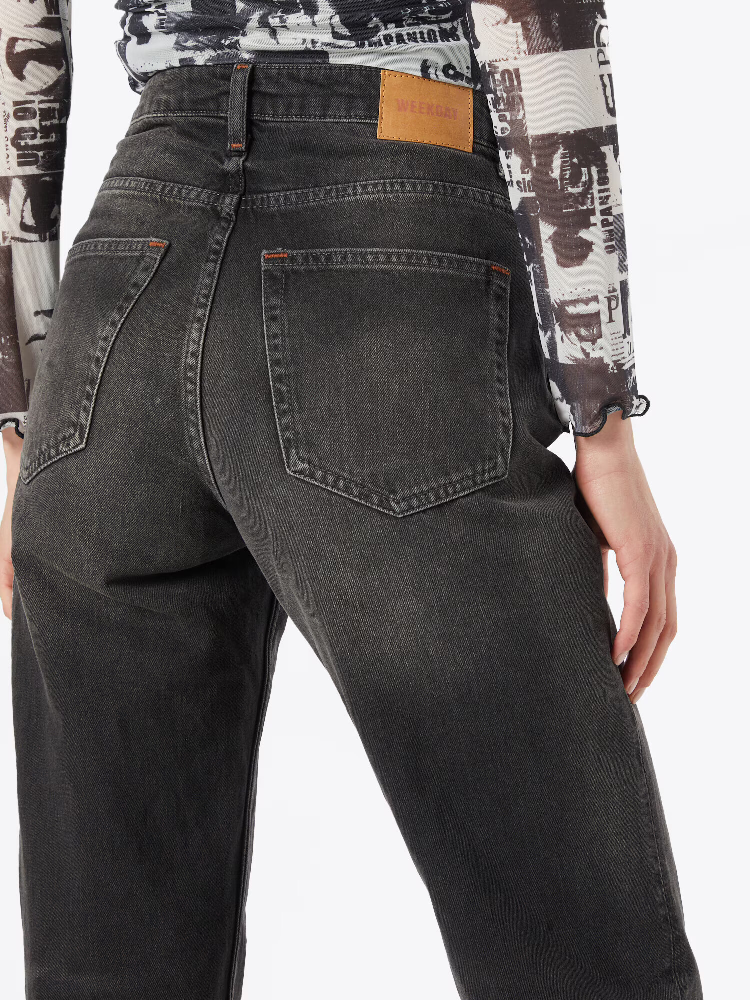 WEEKDAY Jeans 'Voyage' negru denim - Pled.ro