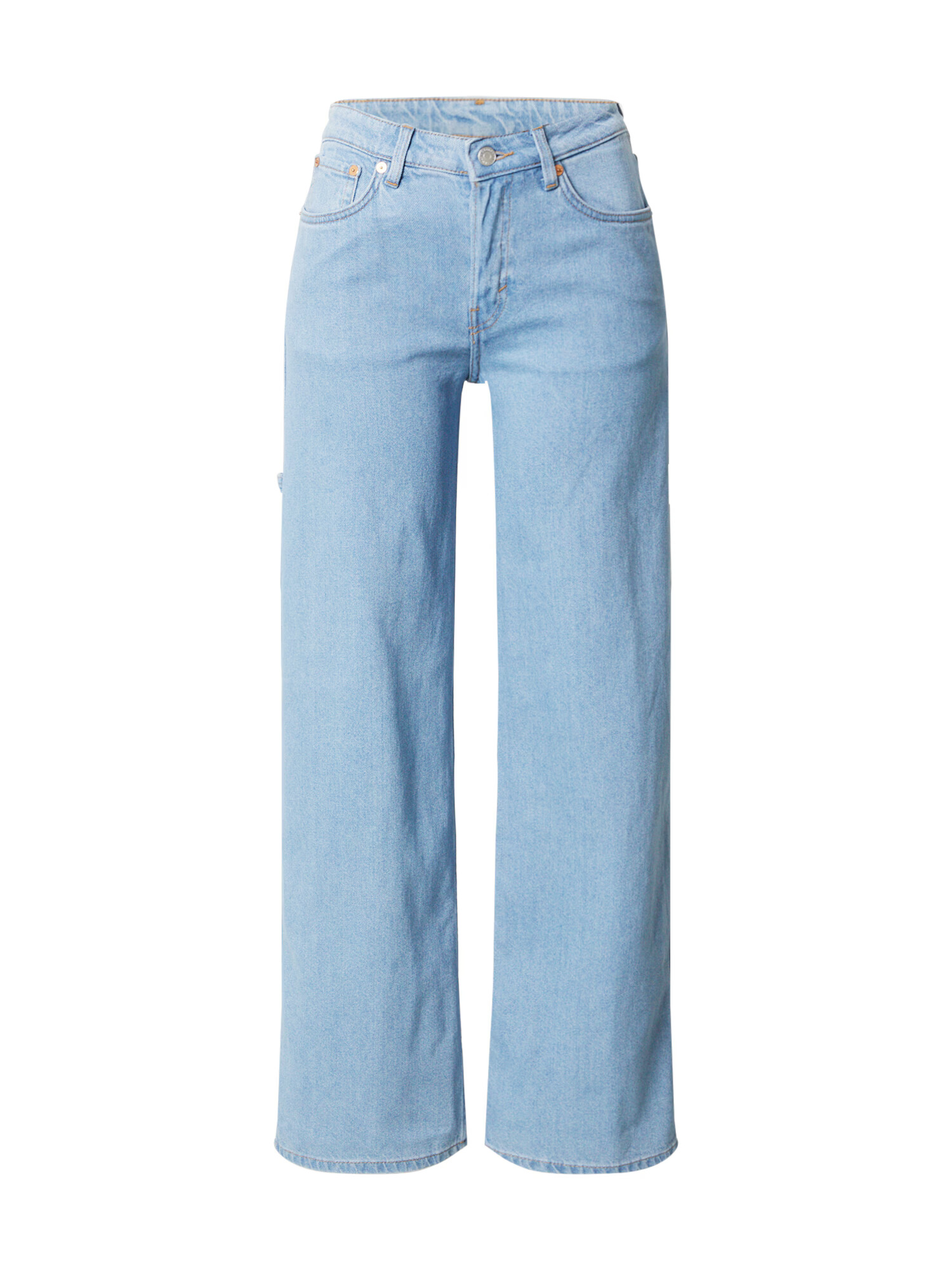 WEEKDAY Jeans 'Young Work' albastru deschis - Pled.ro