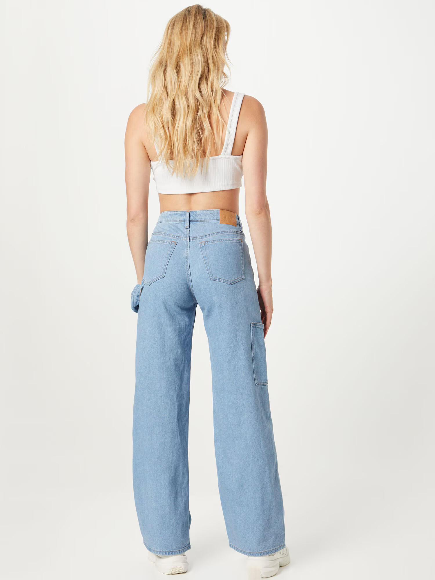 WEEKDAY Jeans 'Young Work' albastru deschis - Pled.ro