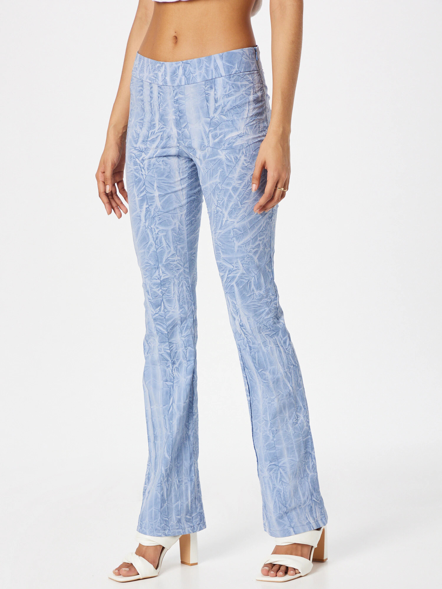 WEEKDAY Pantaloni albastru / albastru deschis - Pled.ro