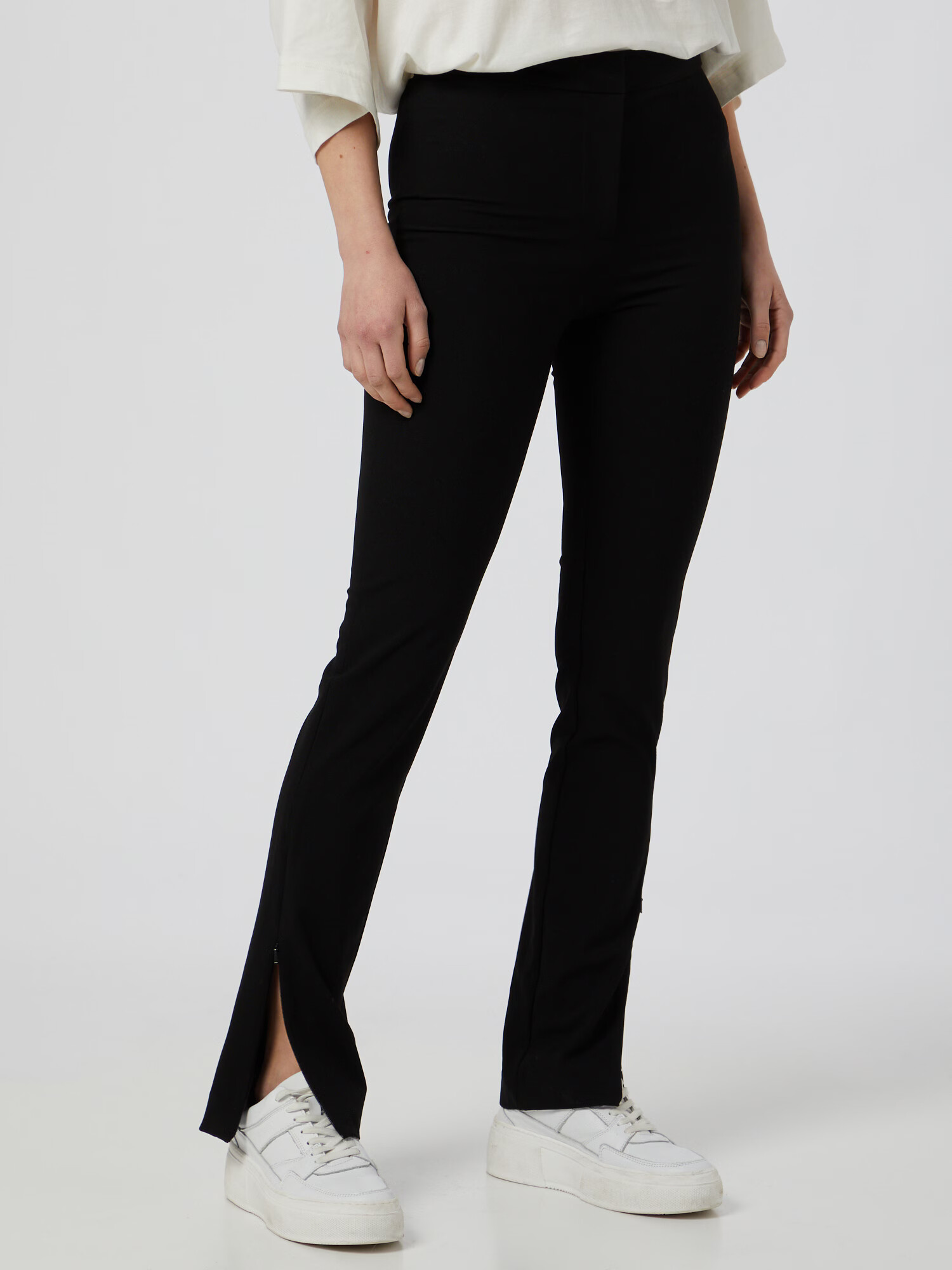 WEEKDAY Pantaloni 'Alecia' negru - Pled.ro