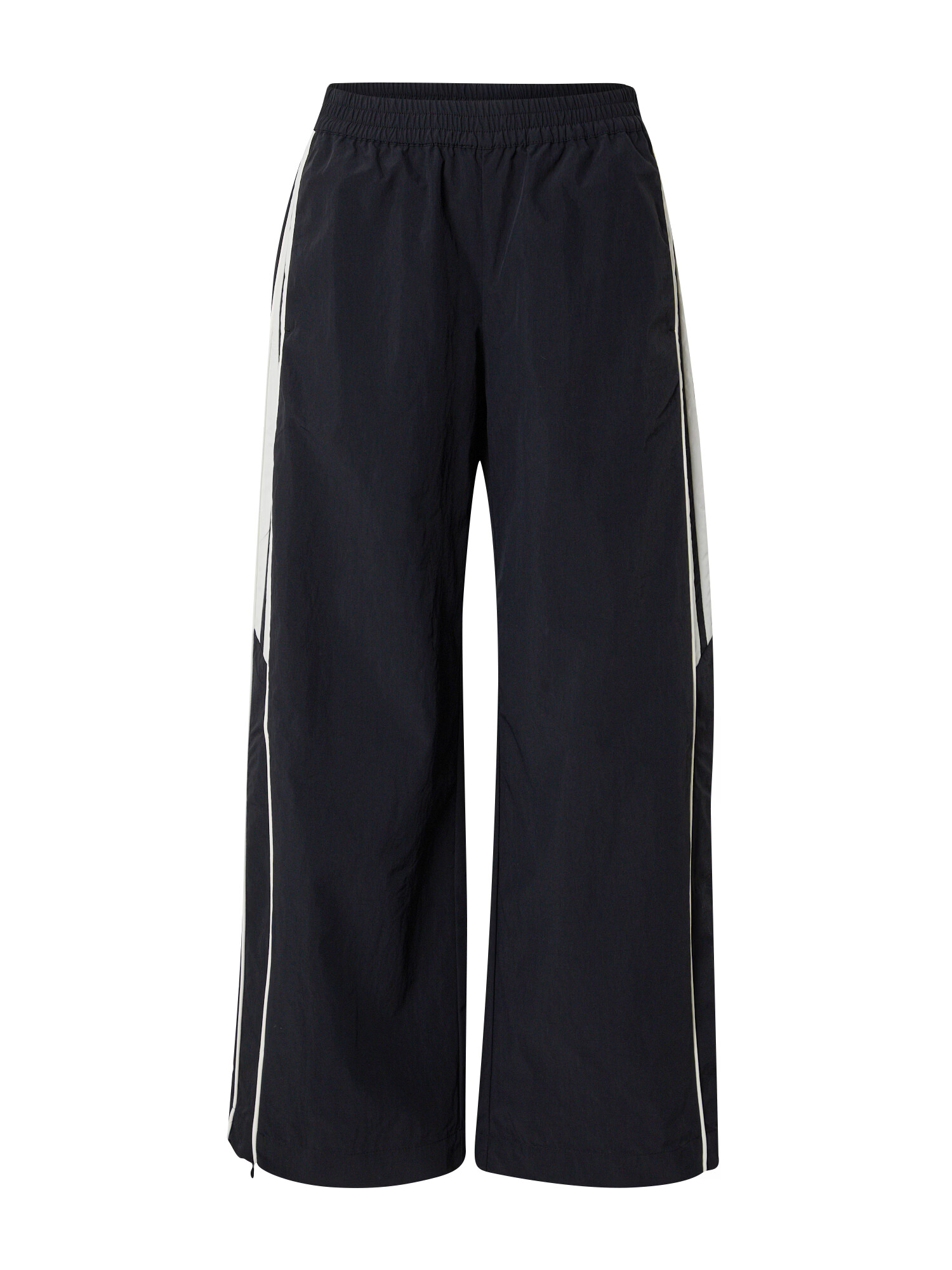 WEEKDAY Pantaloni 'Althea' negru / alb - Pled.ro