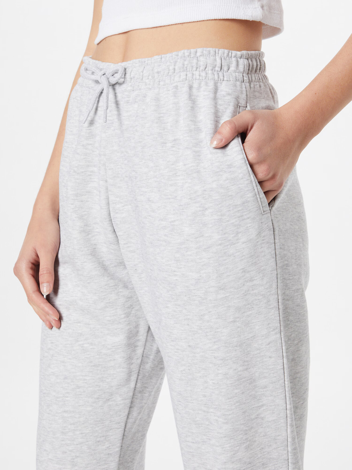 WEEKDAY Pantaloni 'Amaze' gri deschis - Pled.ro