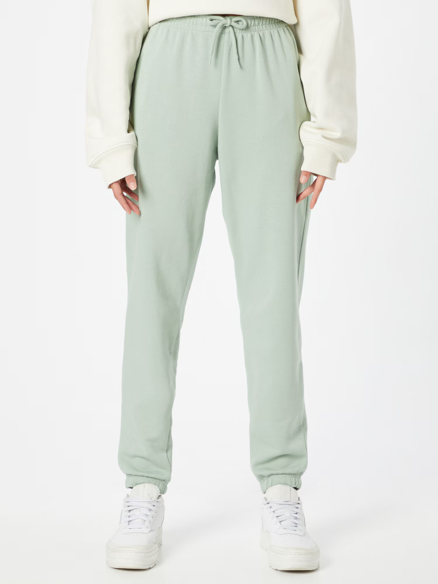 WEEKDAY Pantaloni 'Amaze' verde pastel - Pled.ro