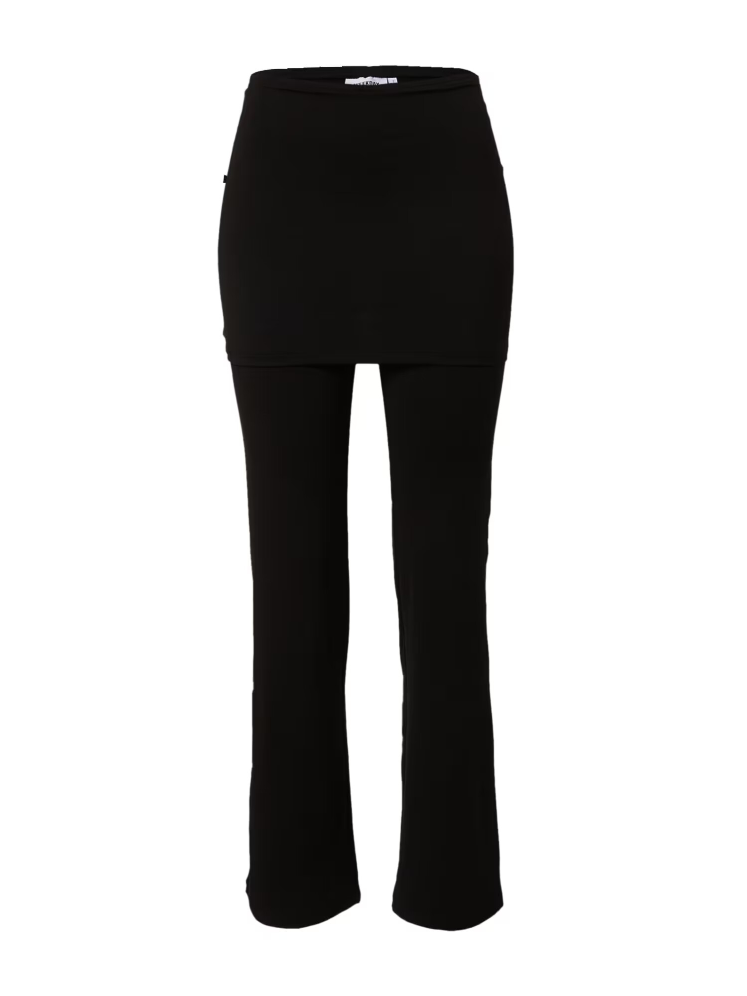 WEEKDAY Pantaloni 'Bella' negru - Pled.ro