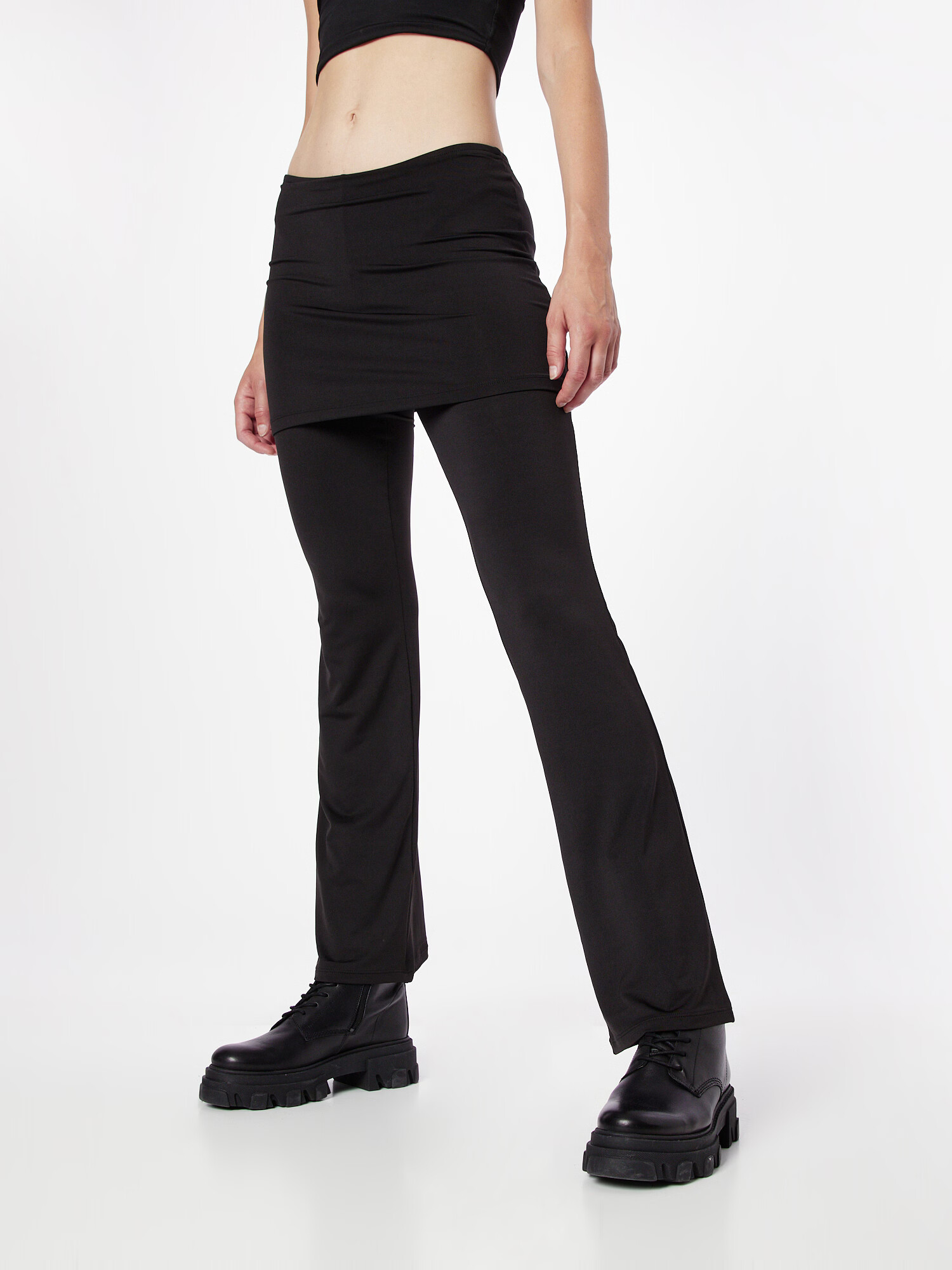 WEEKDAY Pantaloni 'Bella' negru - Pled.ro